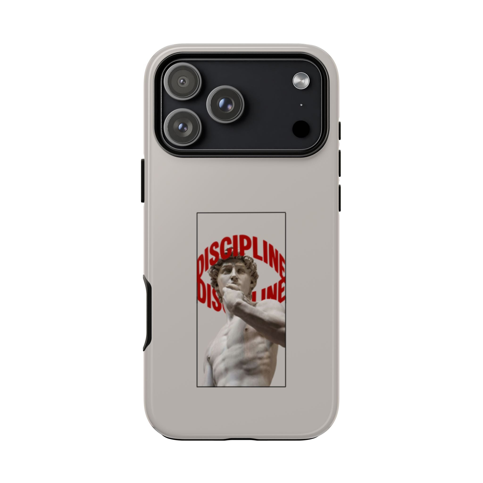 Phone Case — 'Discipline' Statue Graphic Protective Cover
