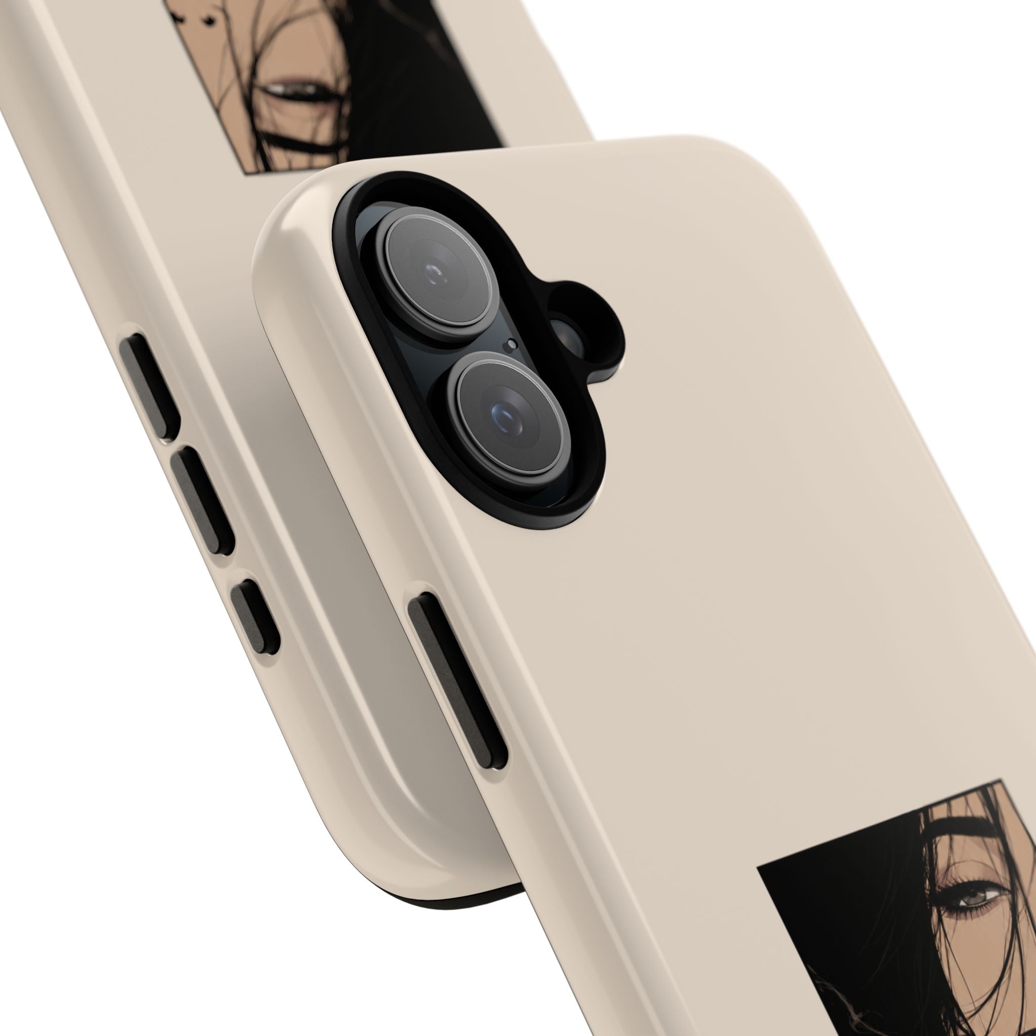 Minimalist Femme Portrait Protective Phone Case