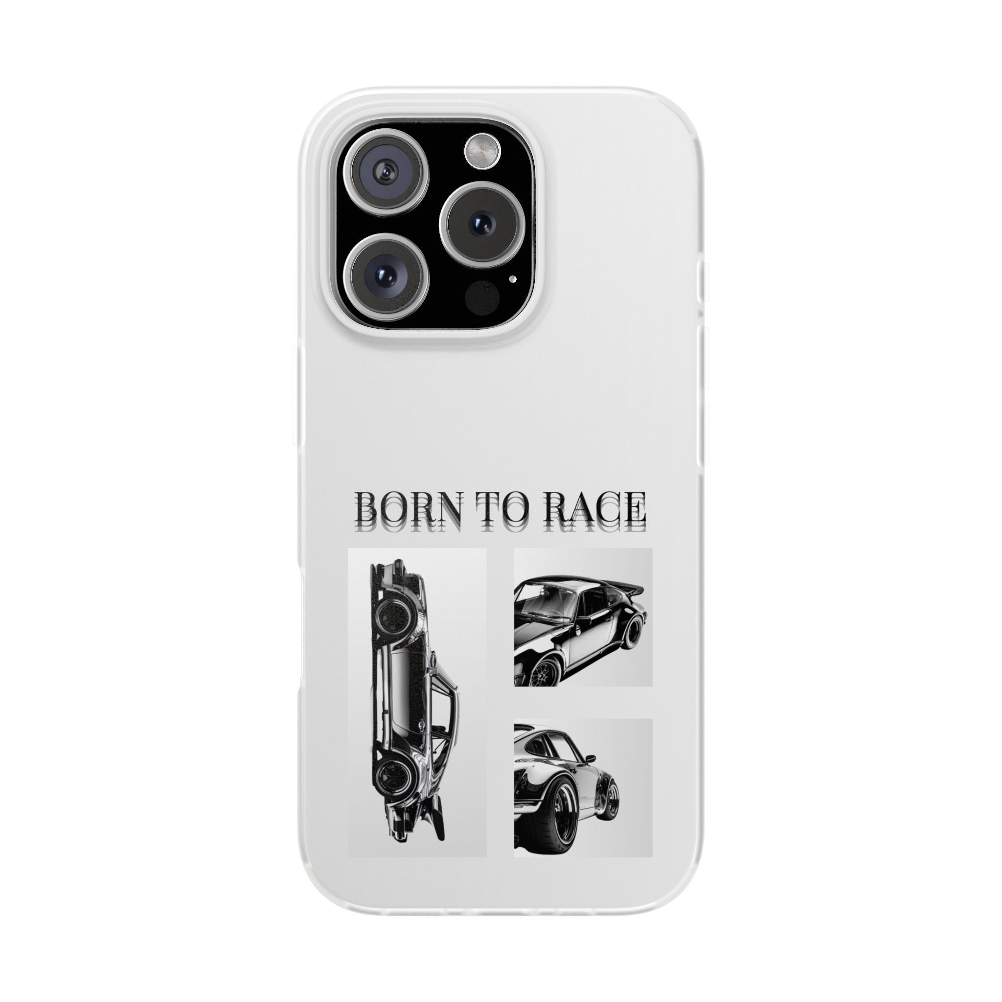 Born to Race Phone Case – Racing Car Flexi Case