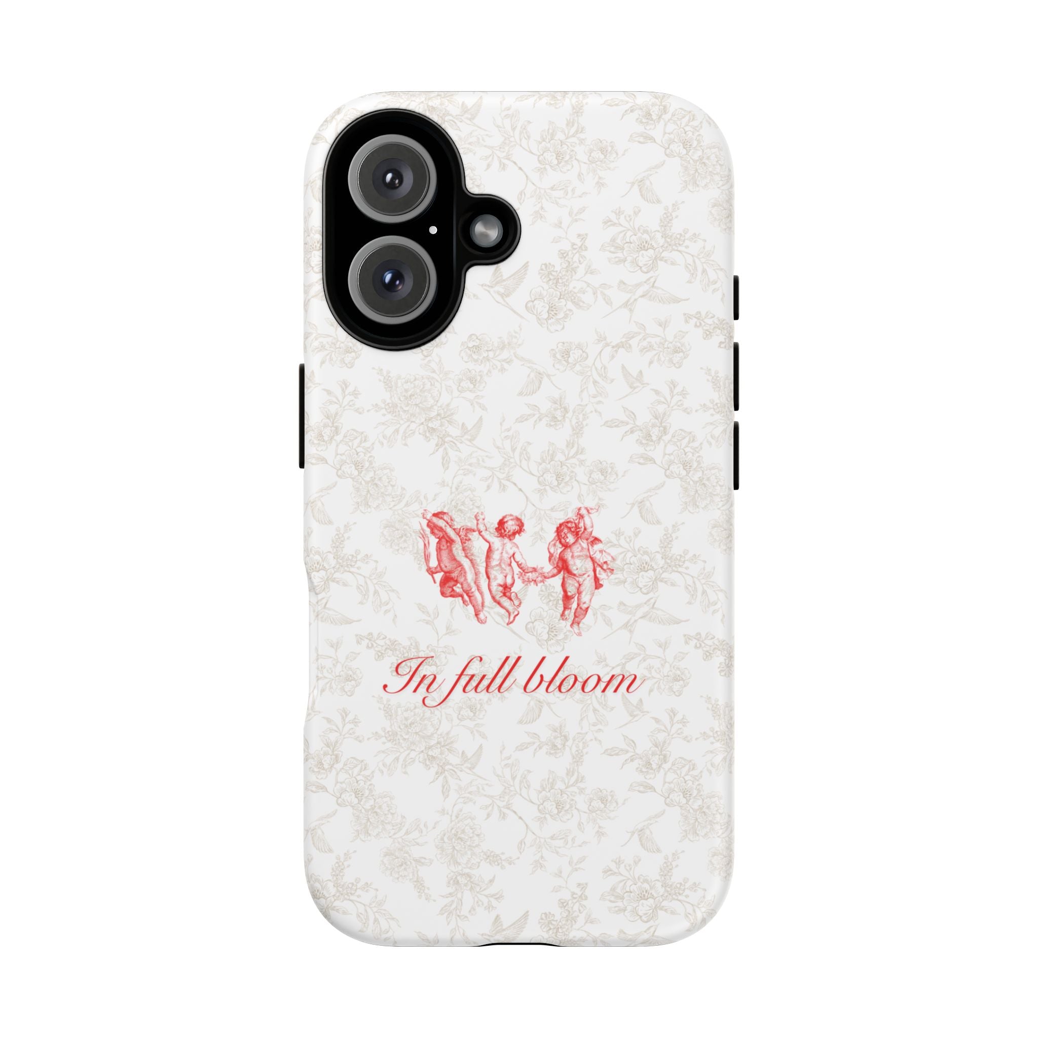 Vintage Floral Phone Case — "In Full Bloom" Tough Case