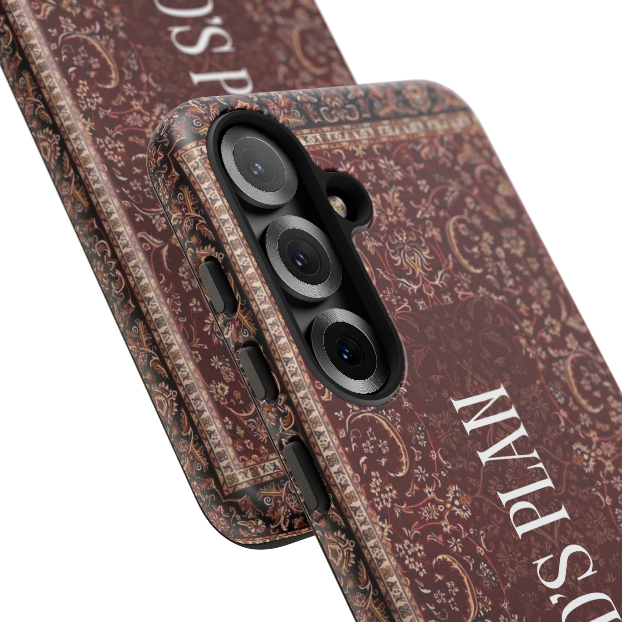 God's Plan — Vintage Tapestry Christian Tough Phone Case | Boho Faith Cover