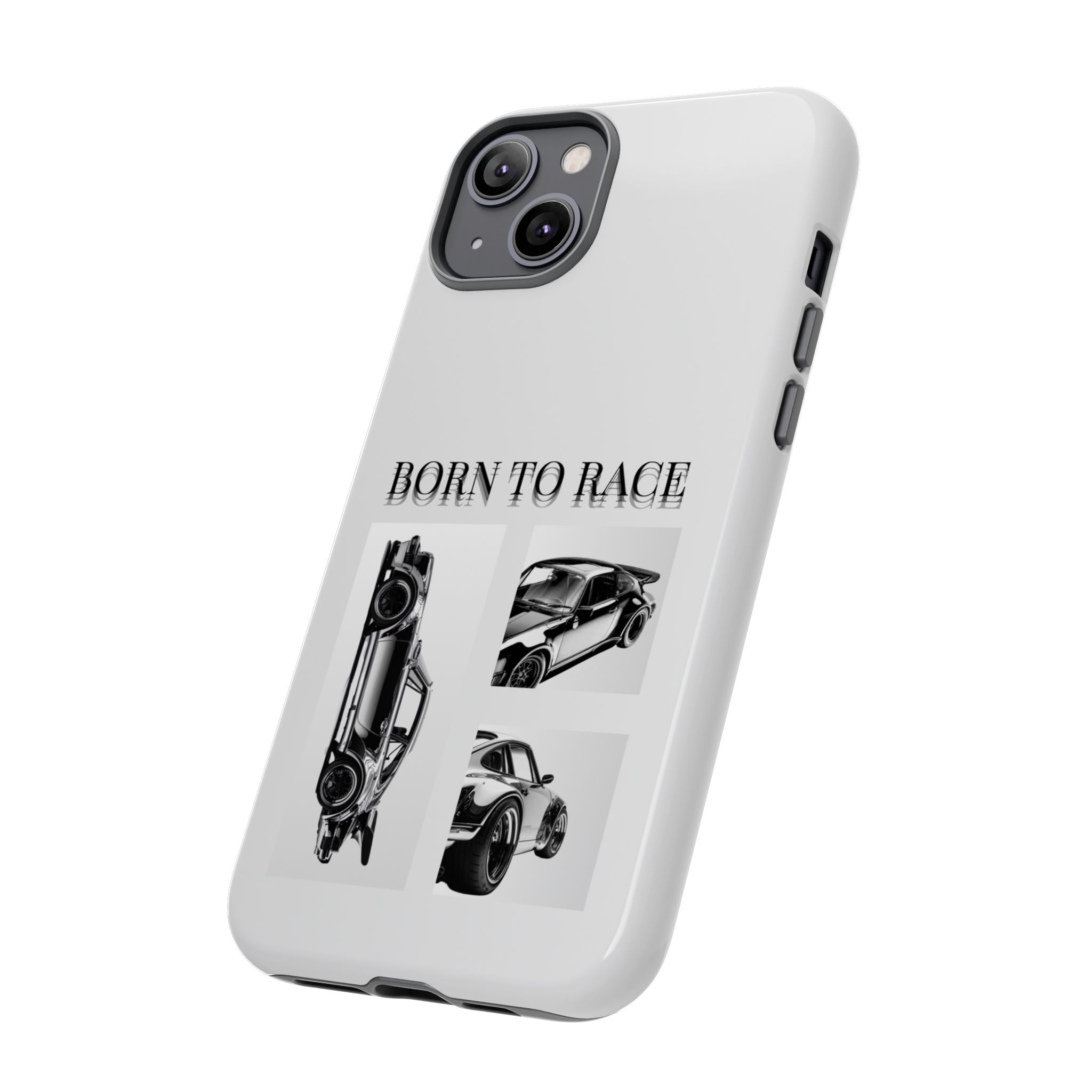 Phone Case - "Born to Race" Vintage Car Racing Graphic