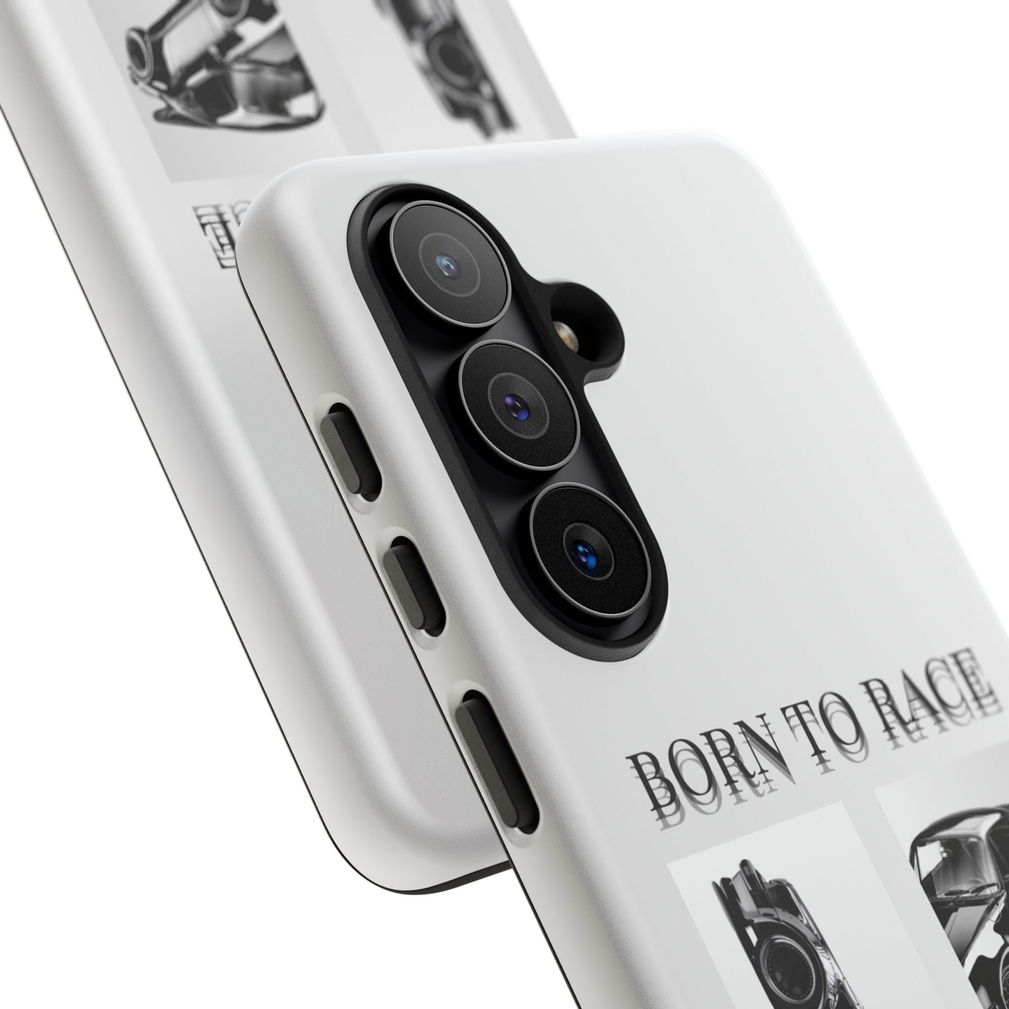 Phone Case - "Born to Race" Vintage Car Racing Graphic