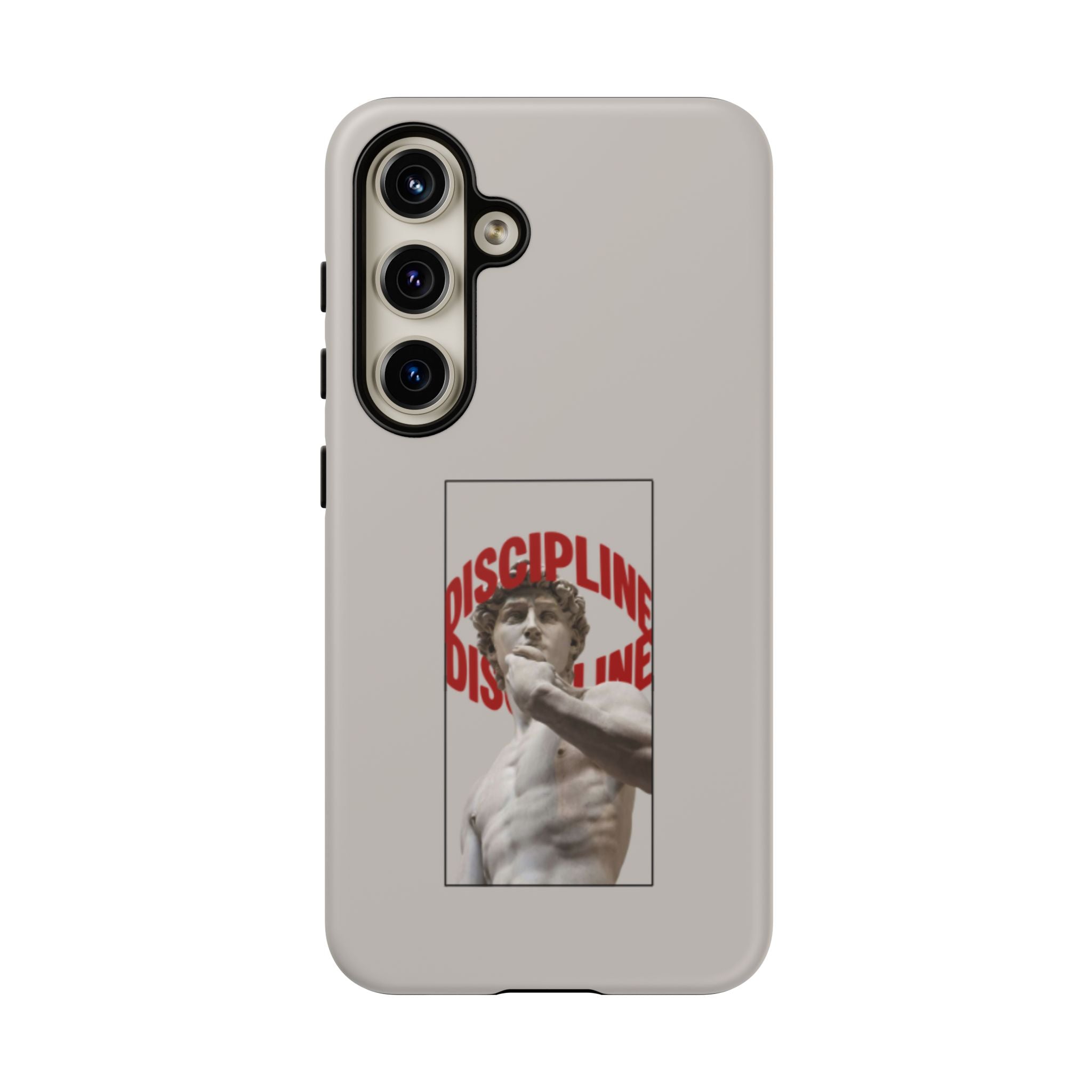 Phone Case — 'Discipline' Statue Graphic Protective Cover