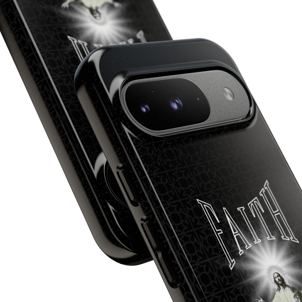 Faith Phone Case — Religious Jesus Graphic Tough Phone Cover