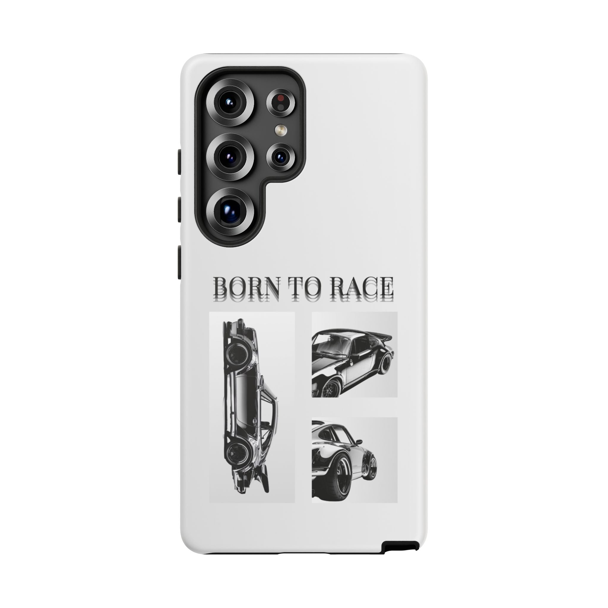 Phone Case - "Born to Race" Vintage Car Racing Graphic
