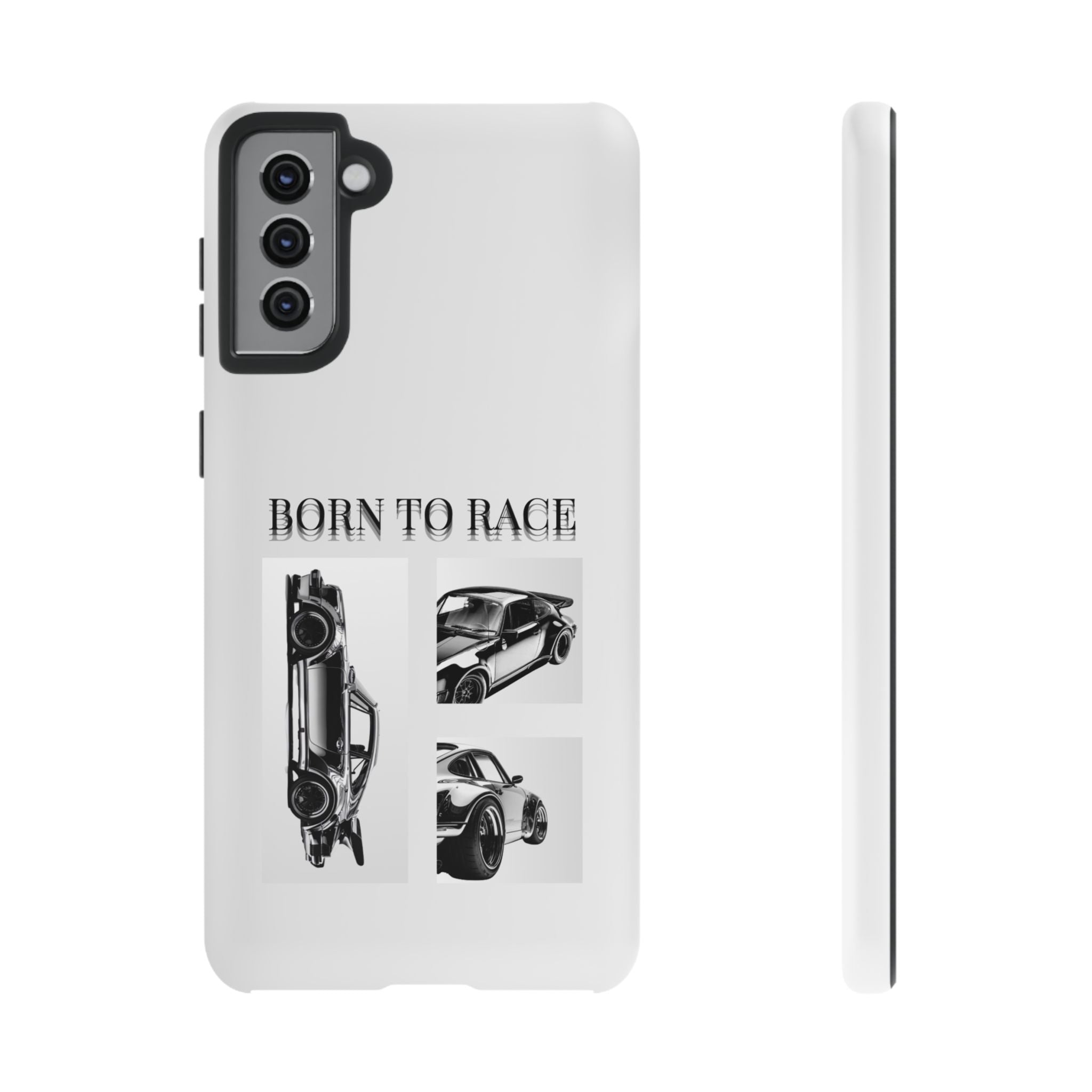 Phone Case - "Born to Race" Vintage Car Racing Graphic