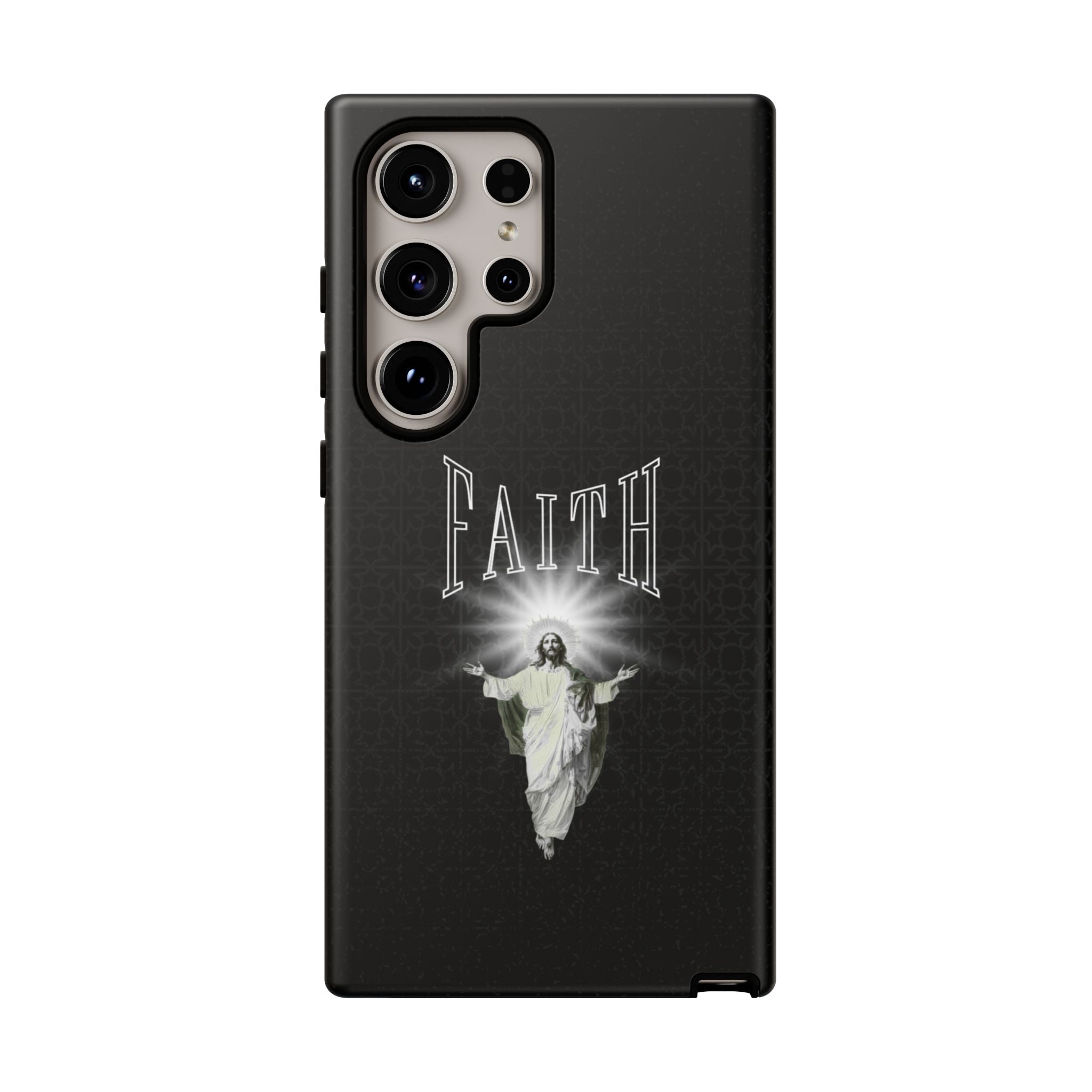Faith Phone Case — Religious Jesus Graphic Tough Phone Cover