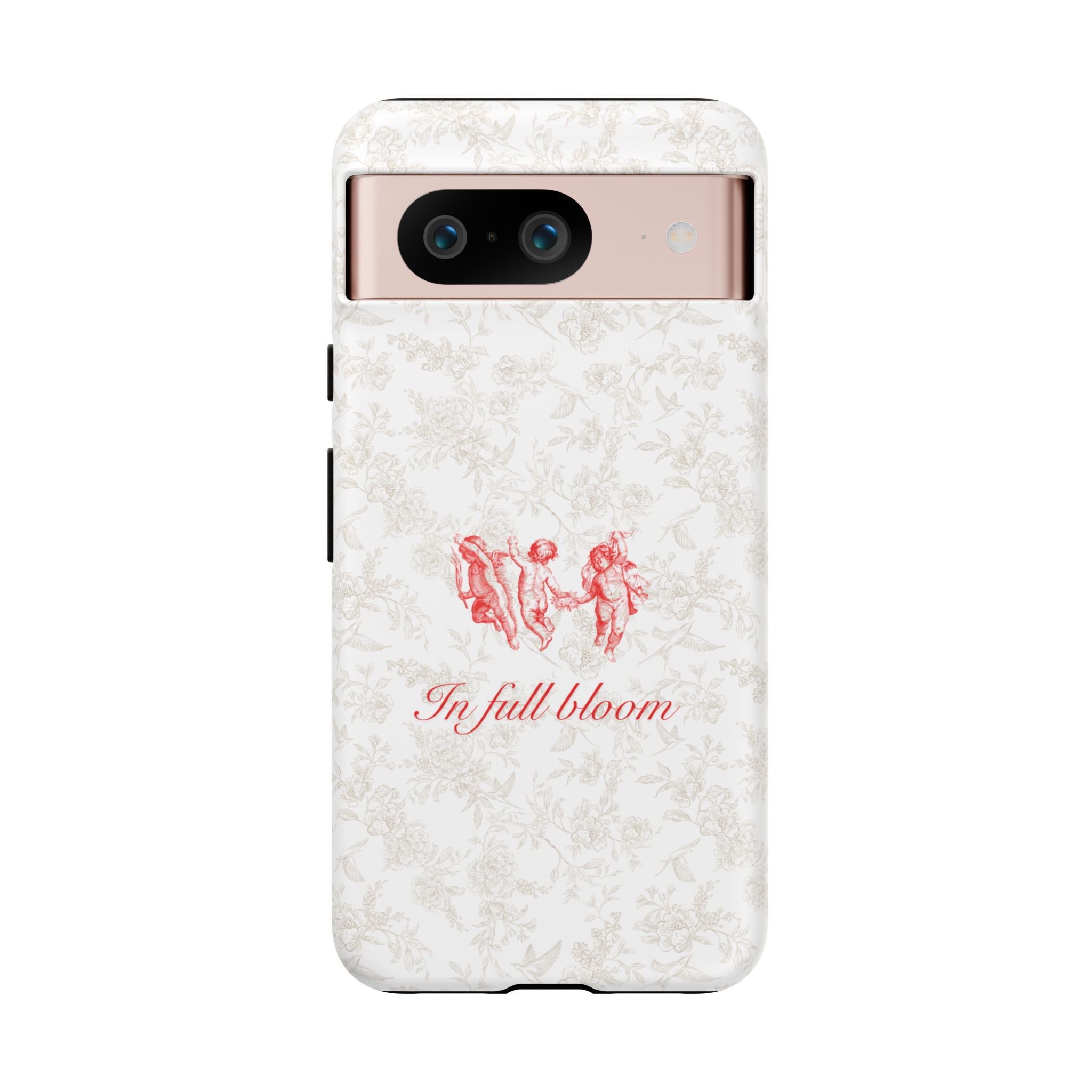 Vintage Floral Phone Case — "In Full Bloom" Tough Case