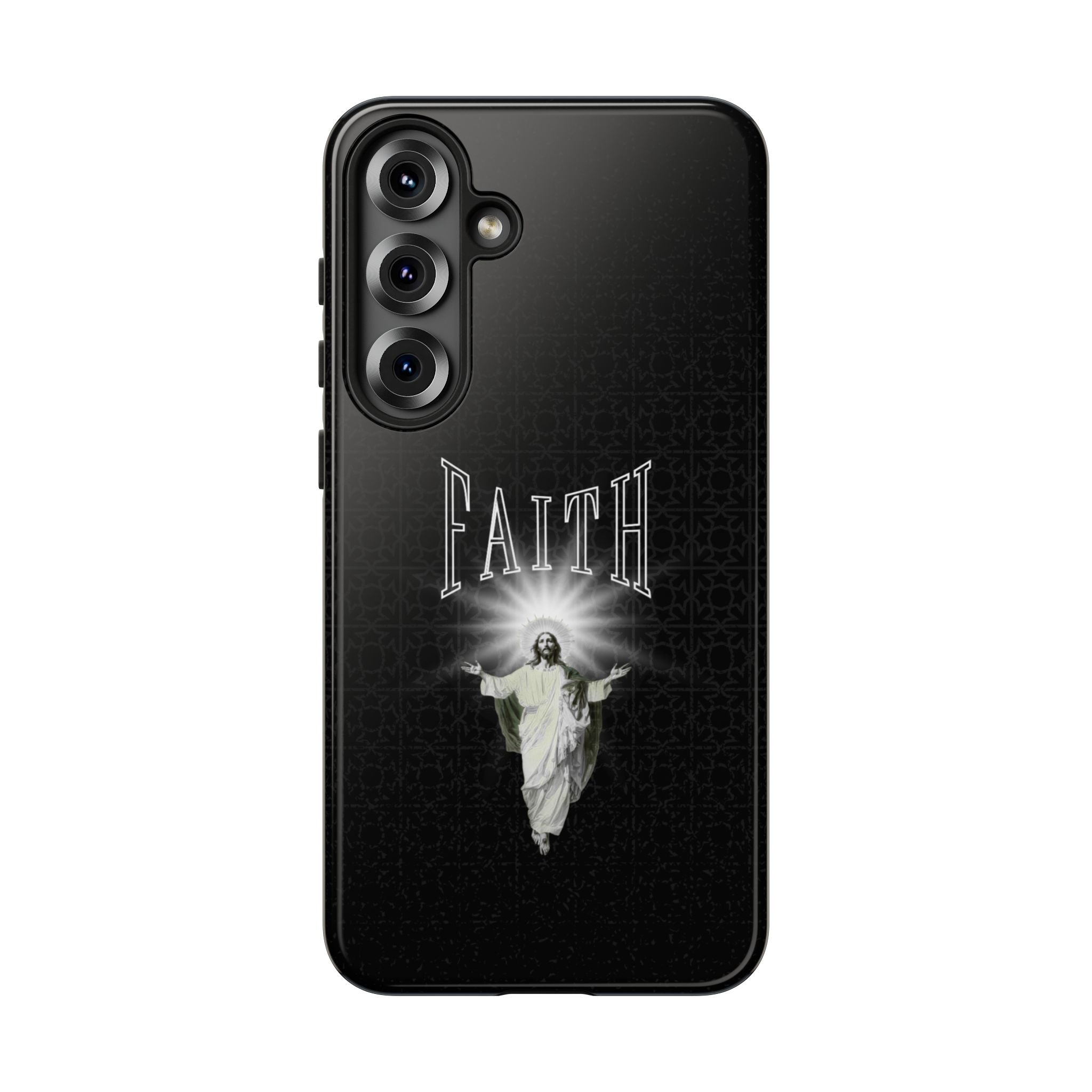 Faith Phone Case — Religious Jesus Graphic Tough Phone Cover