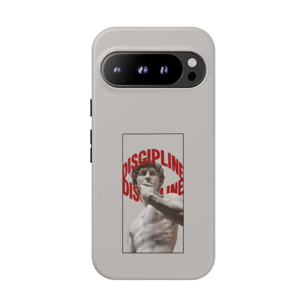 Phone Case — 'Discipline' Statue Graphic Protective Cover