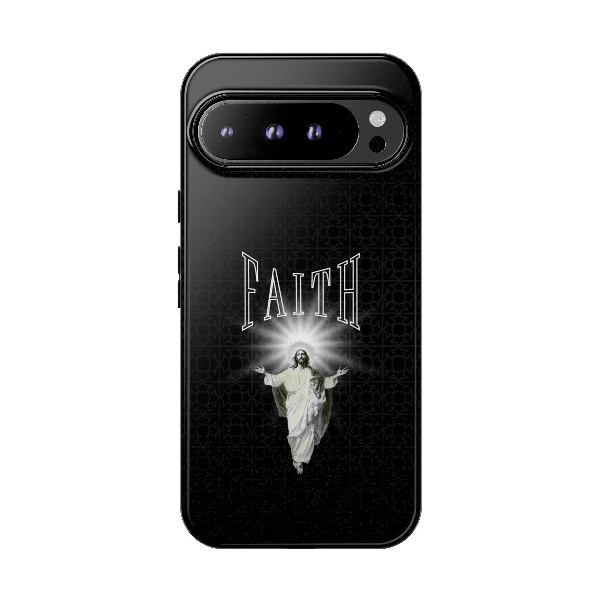 Faith Phone Case — Religious Jesus Graphic Tough Phone Cover