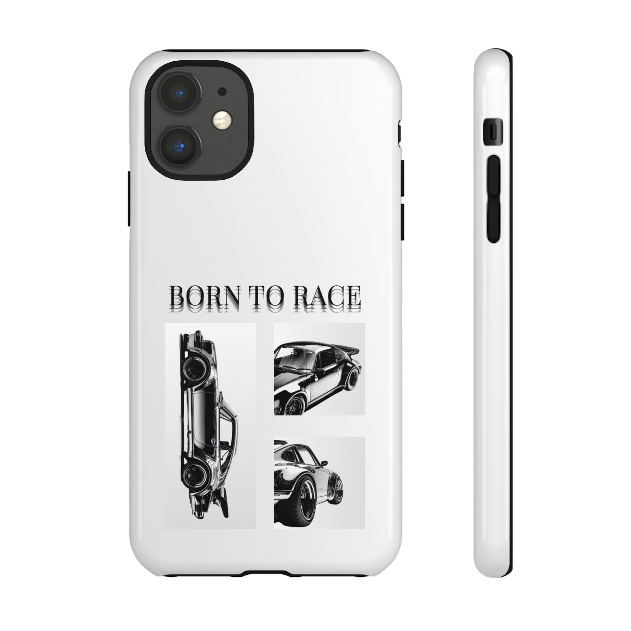 Phone Case - "Born to Race" Vintage Car Racing Graphic