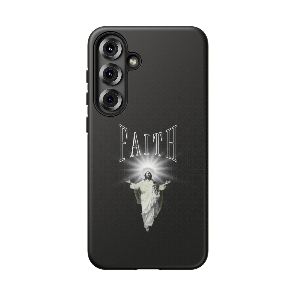 Faith Phone Case — Religious Jesus Graphic Tough Phone Cover