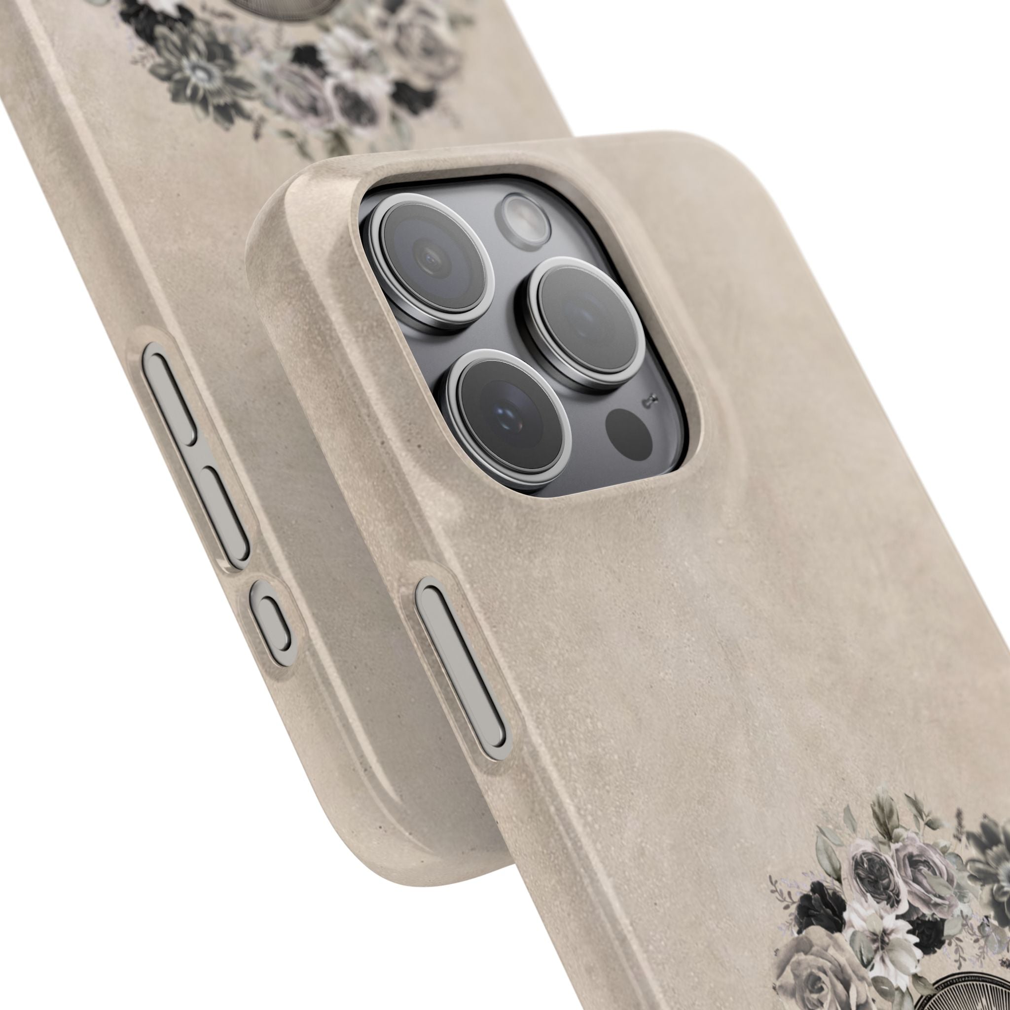 Vintage Madonna Floral Phone Case — Religious iPhone Snap Case