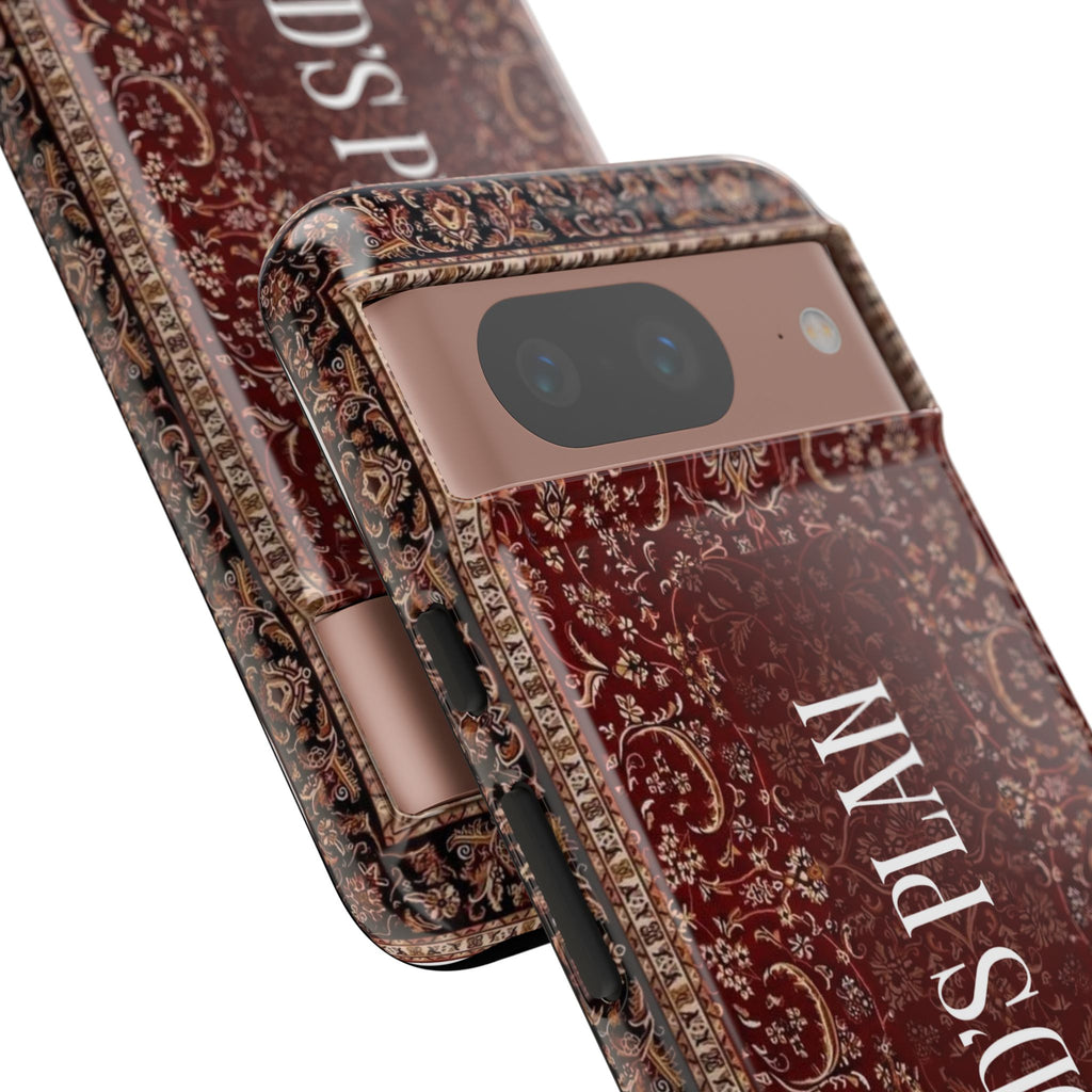 God's Plan — Vintage Tapestry Christian Tough Phone Case | Boho Faith Cover