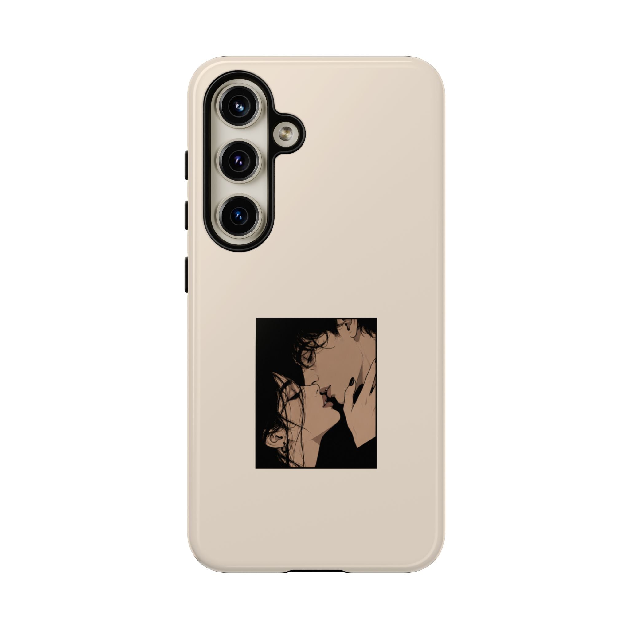 Minimal Anime Kiss Illustration