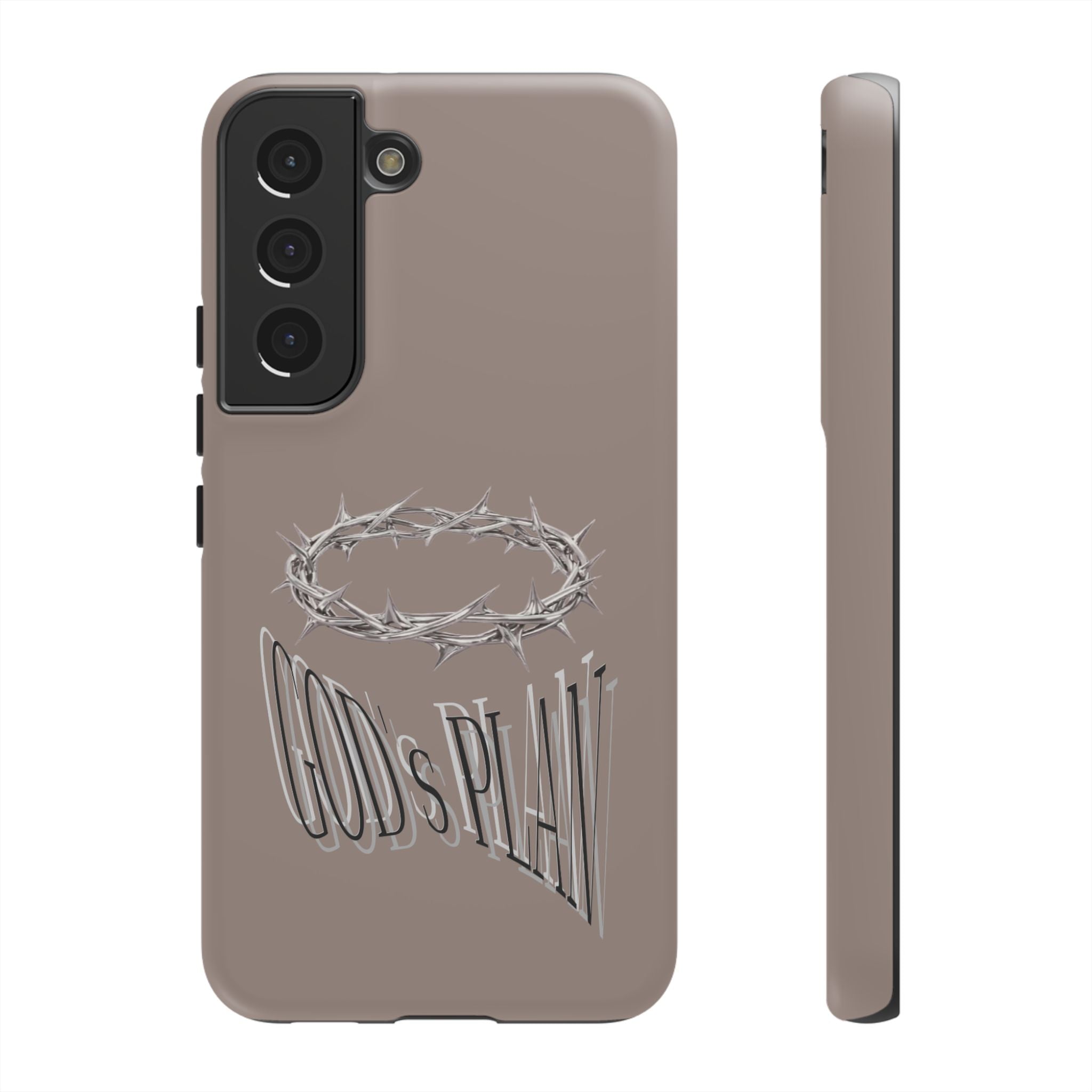 Phone Case — "God's Plan" Crown of Thorns Protective Cover