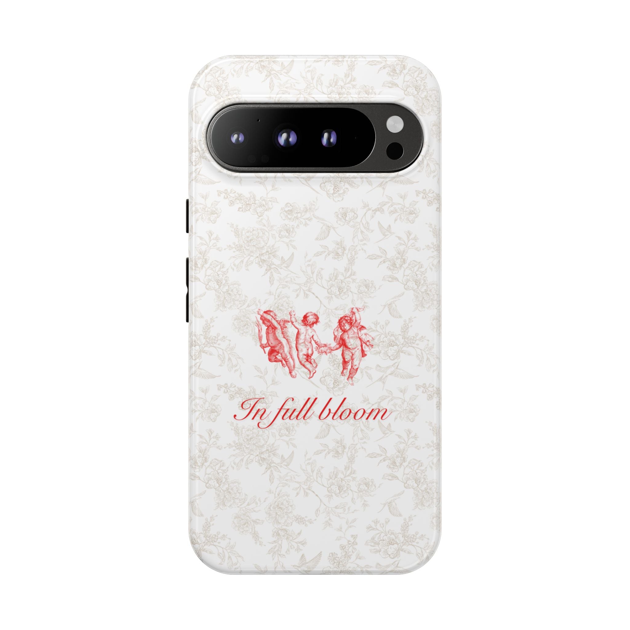 Vintage Floral Phone Case — "In Full Bloom" Tough Case