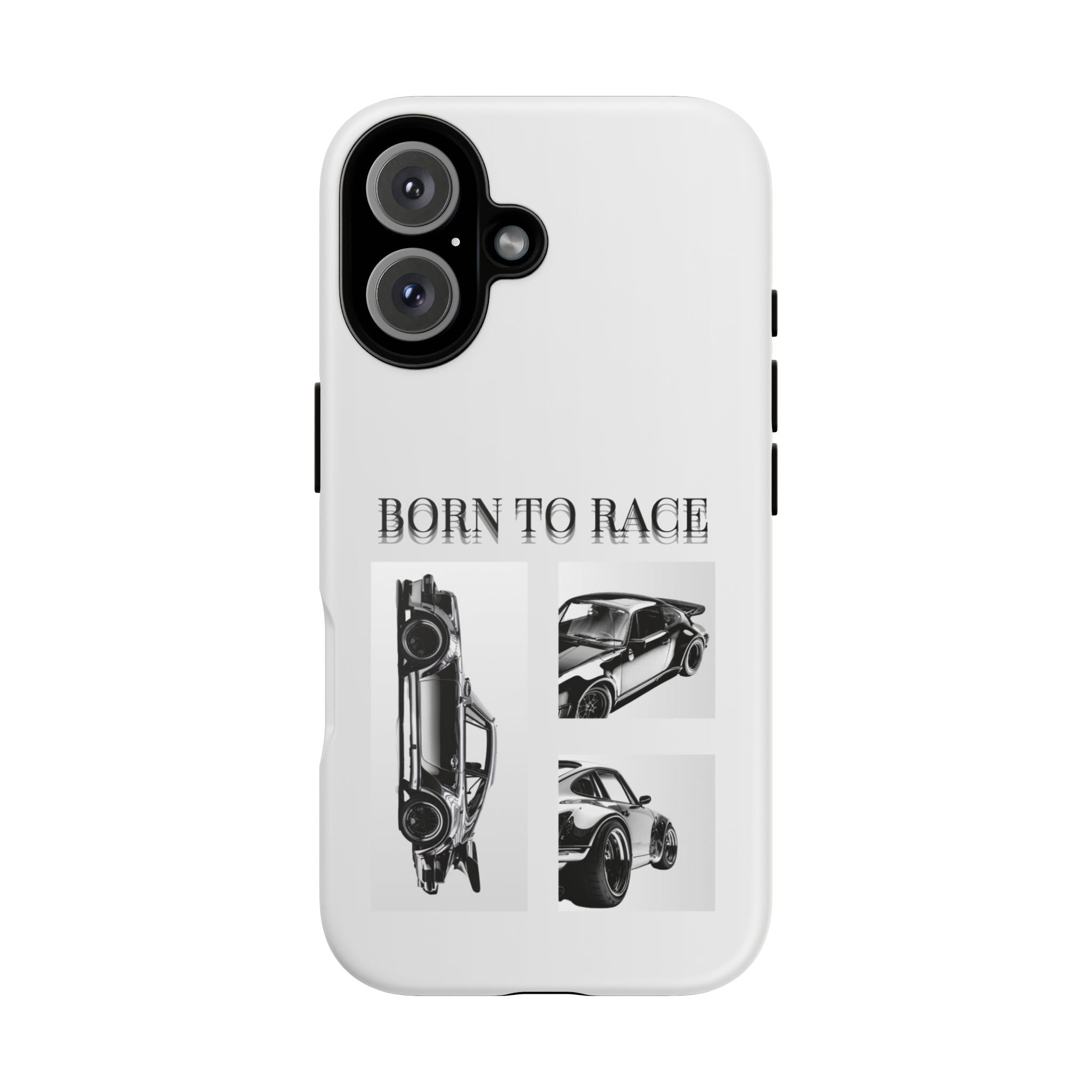 Phone Case - "Born to Race" Vintage Car Racing Graphic