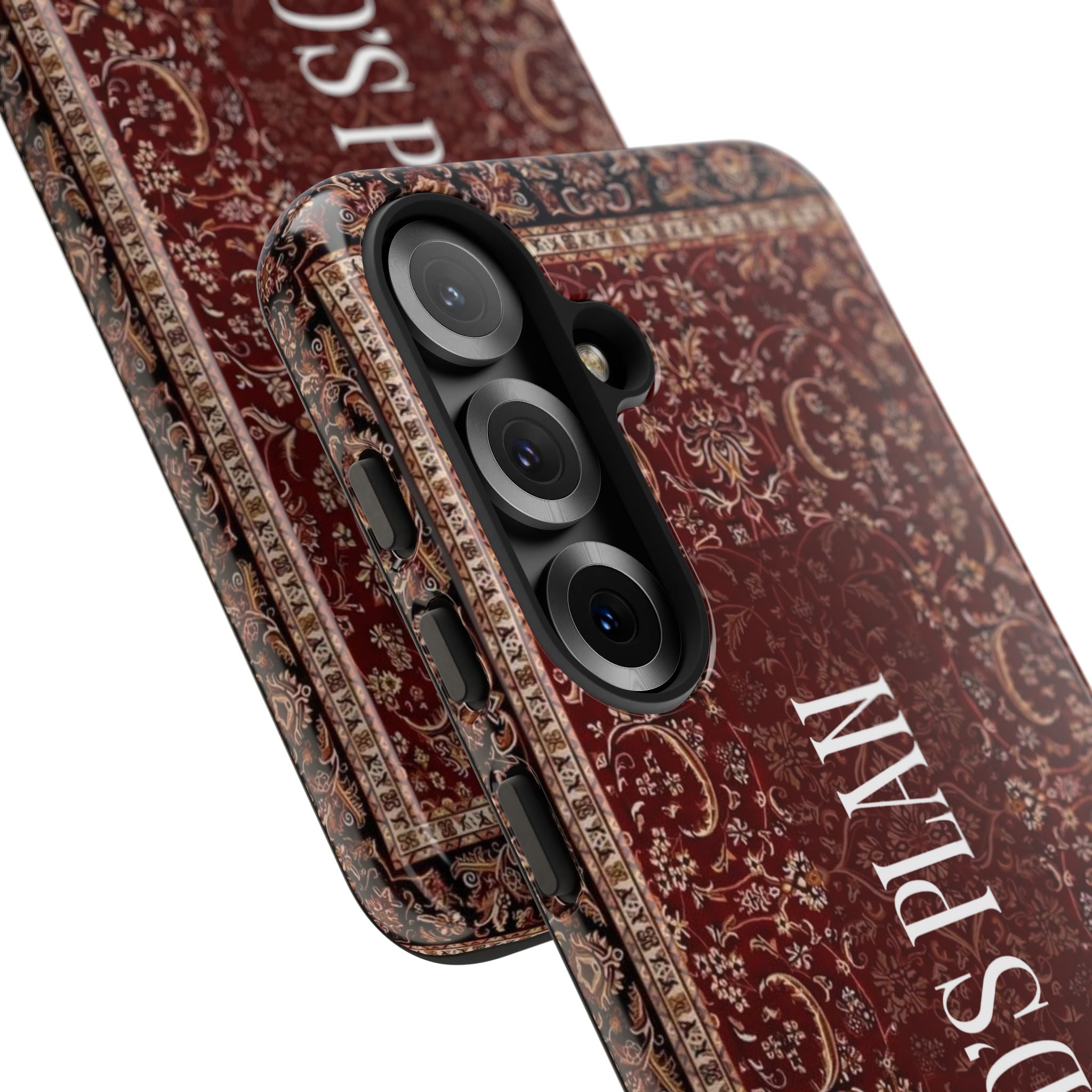 God's Plan — Vintage Tapestry Christian Tough Phone Case | Boho Faith Cover
