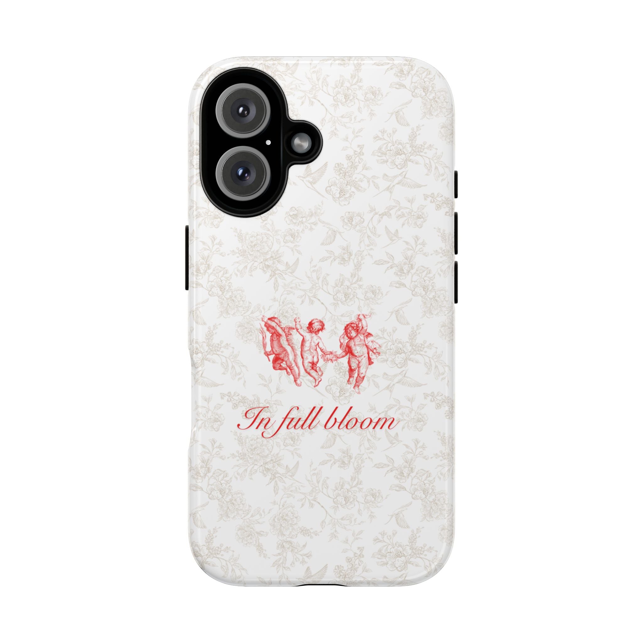 Vintage Floral Phone Case — "In Full Bloom" Tough Case