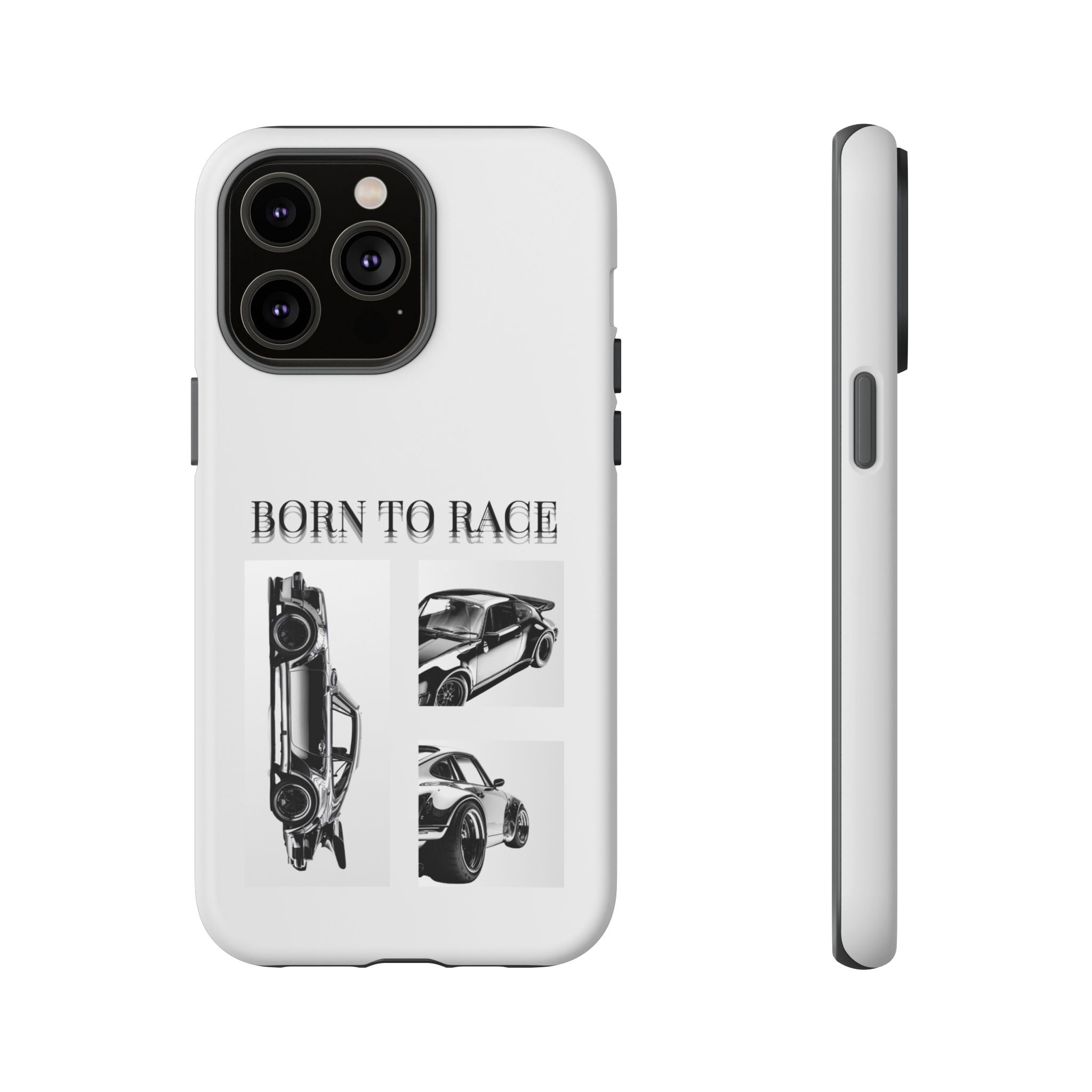 Phone Case - "Born to Race" Vintage Car Racing Graphic