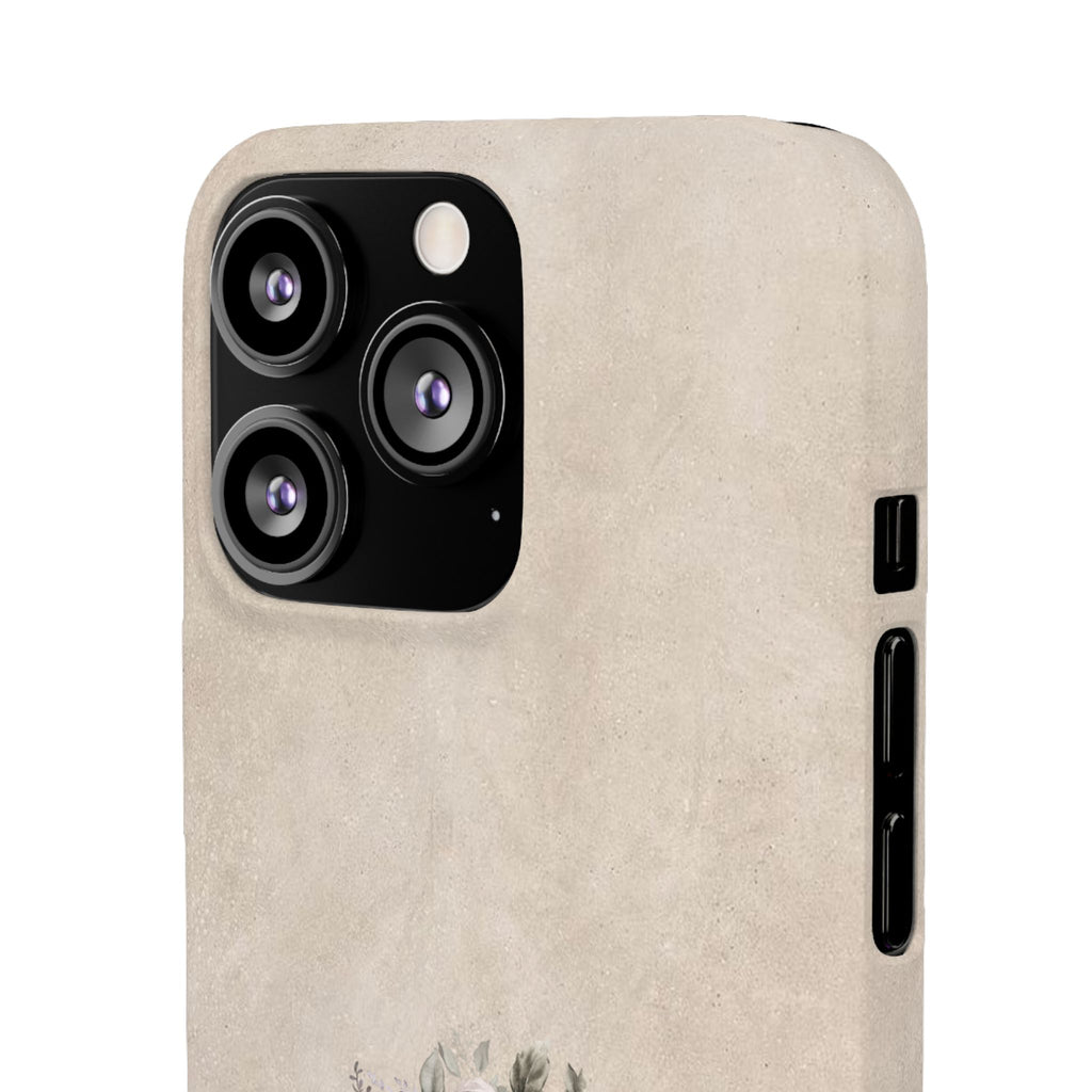 Vintage Madonna Floral Phone Case — Religious iPhone Snap Case