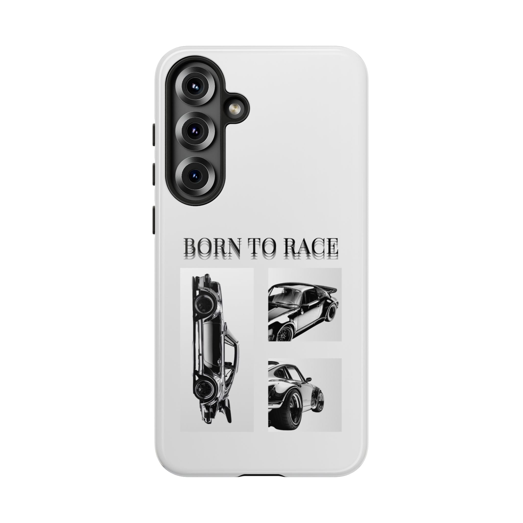 Phone Case - "Born to Race" Vintage Car Racing Graphic
