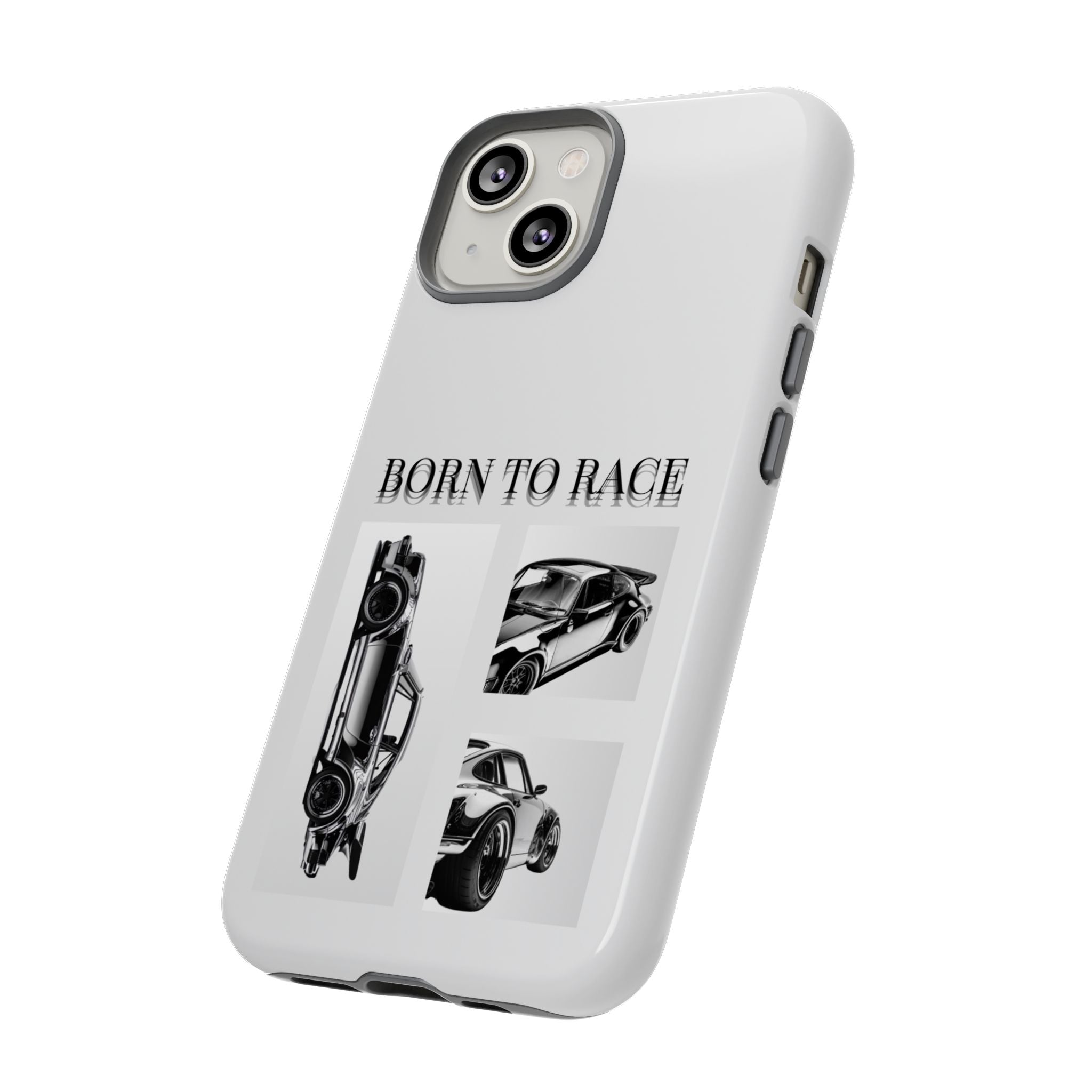 Phone Case - "Born to Race" Vintage Car Racing Graphic