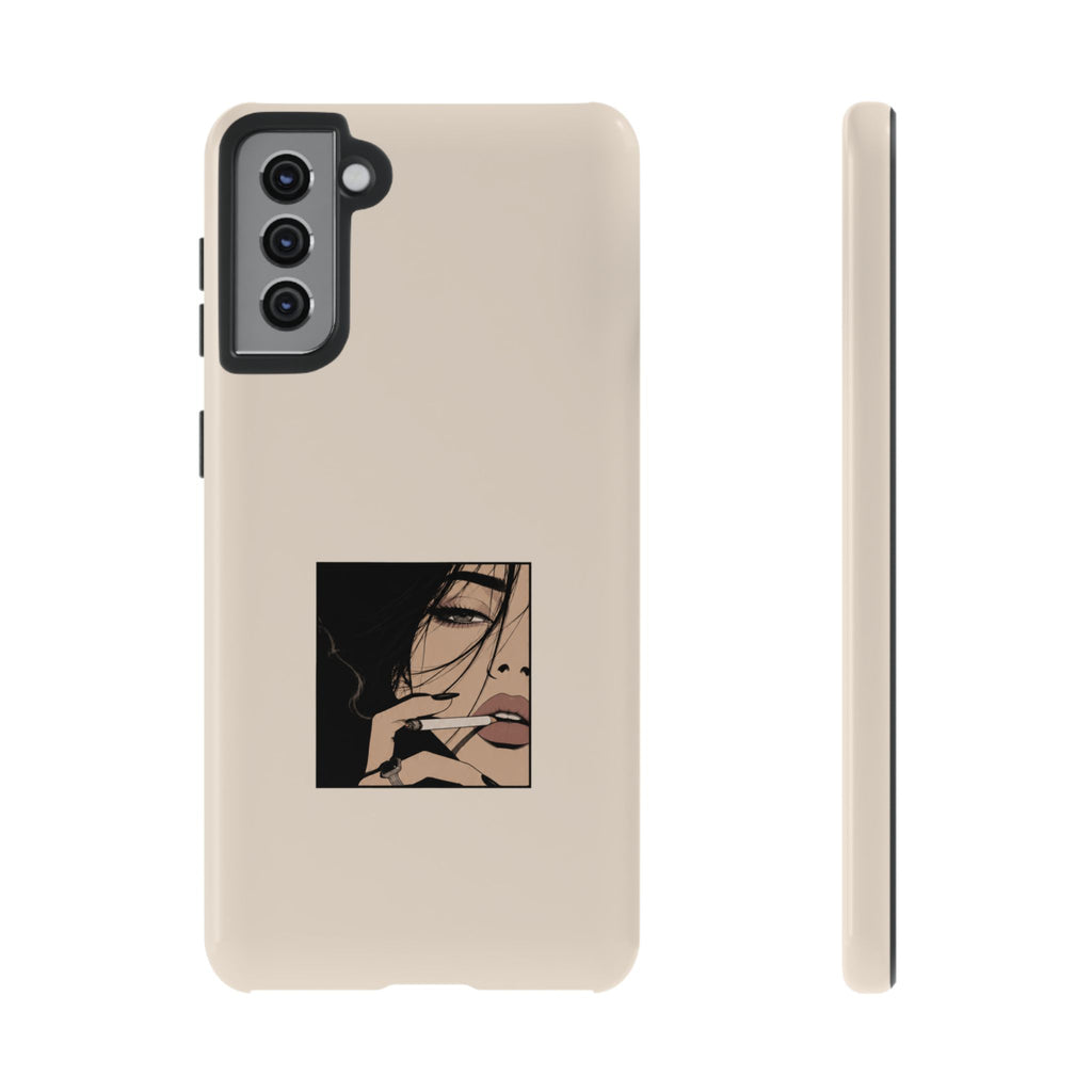 Minimalist Femme Portrait Protective Phone Case