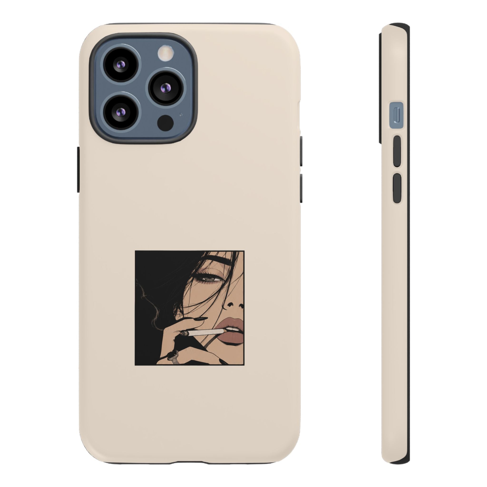 Minimalist Femme Portrait Protective Phone Case