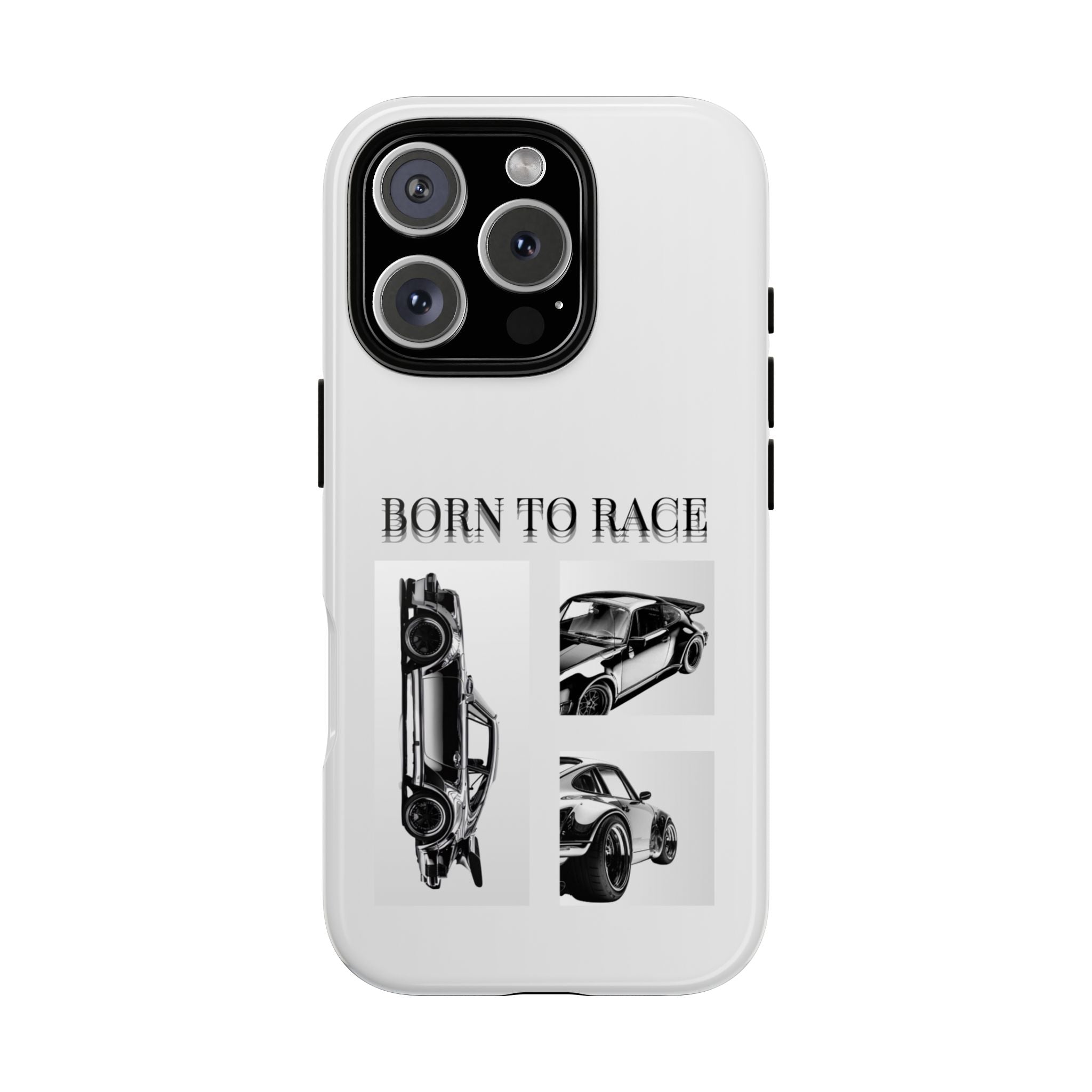Phone Case - "Born to Race" Vintage Car Racing Graphic