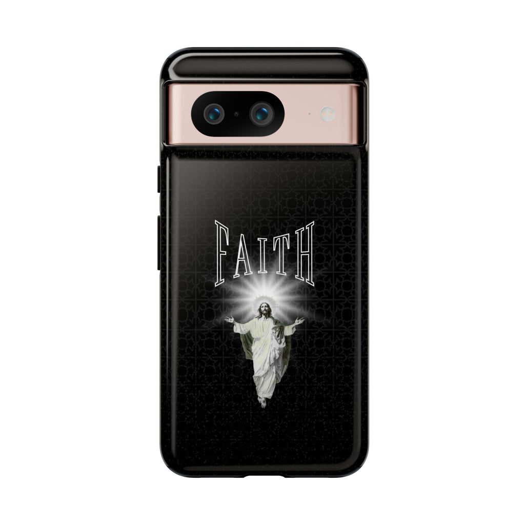Faith Phone Case — Religious Jesus Graphic Tough Phone Cover