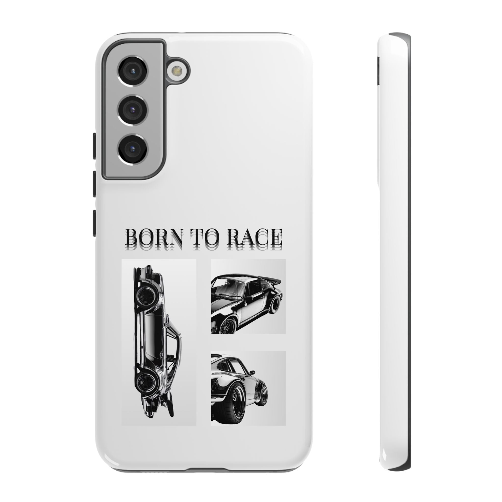 Phone Case - "Born to Race" Vintage Car Racing Graphic