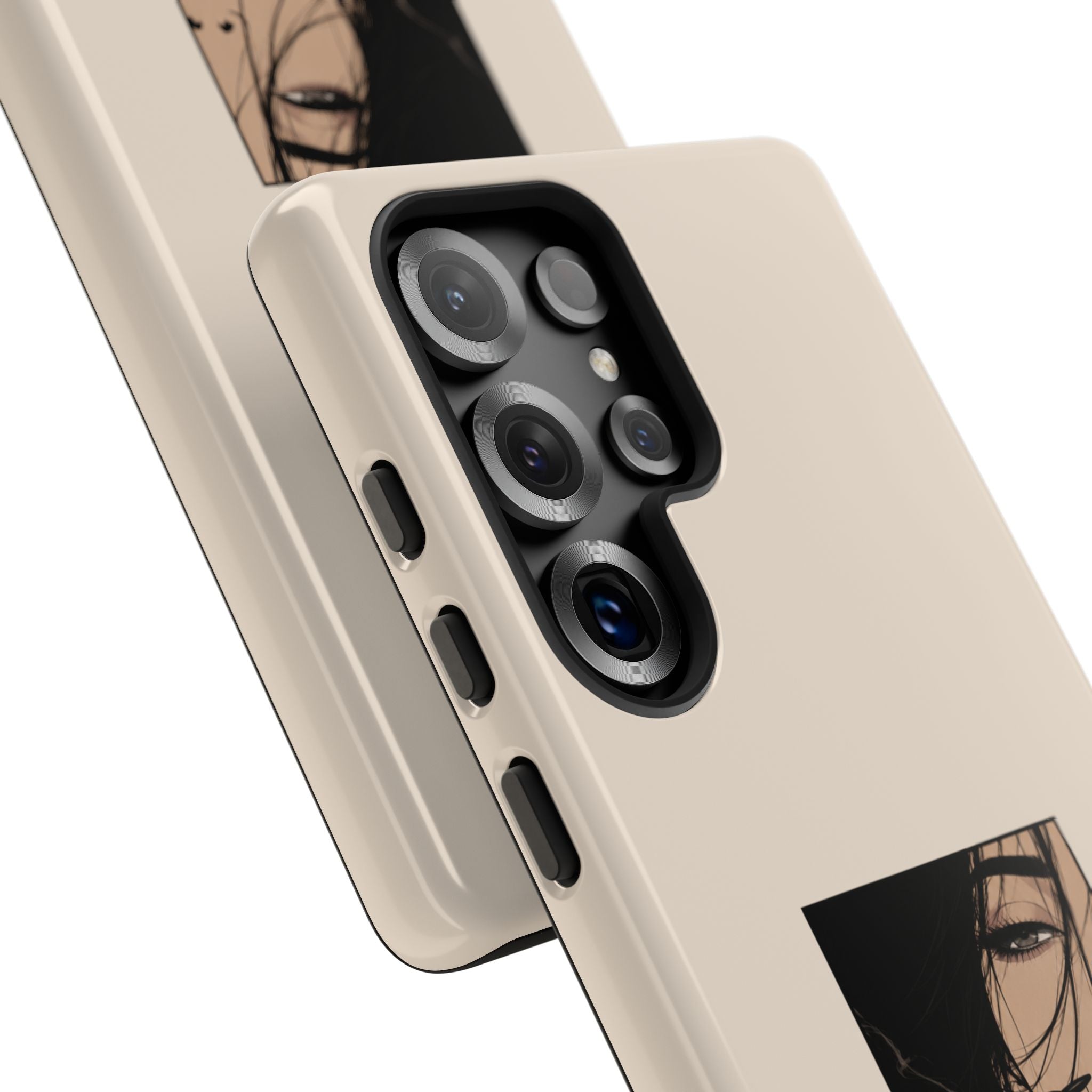 Minimalist Femme Portrait Protective Phone Case