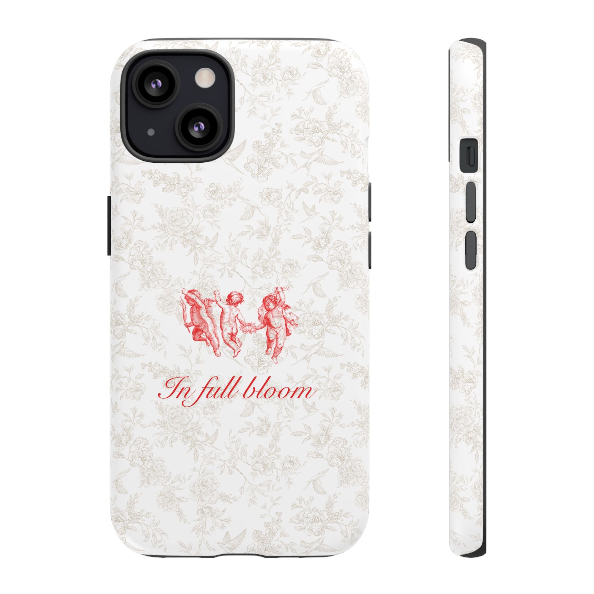 Vintage Floral Phone Case — "In Full Bloom" Tough Case