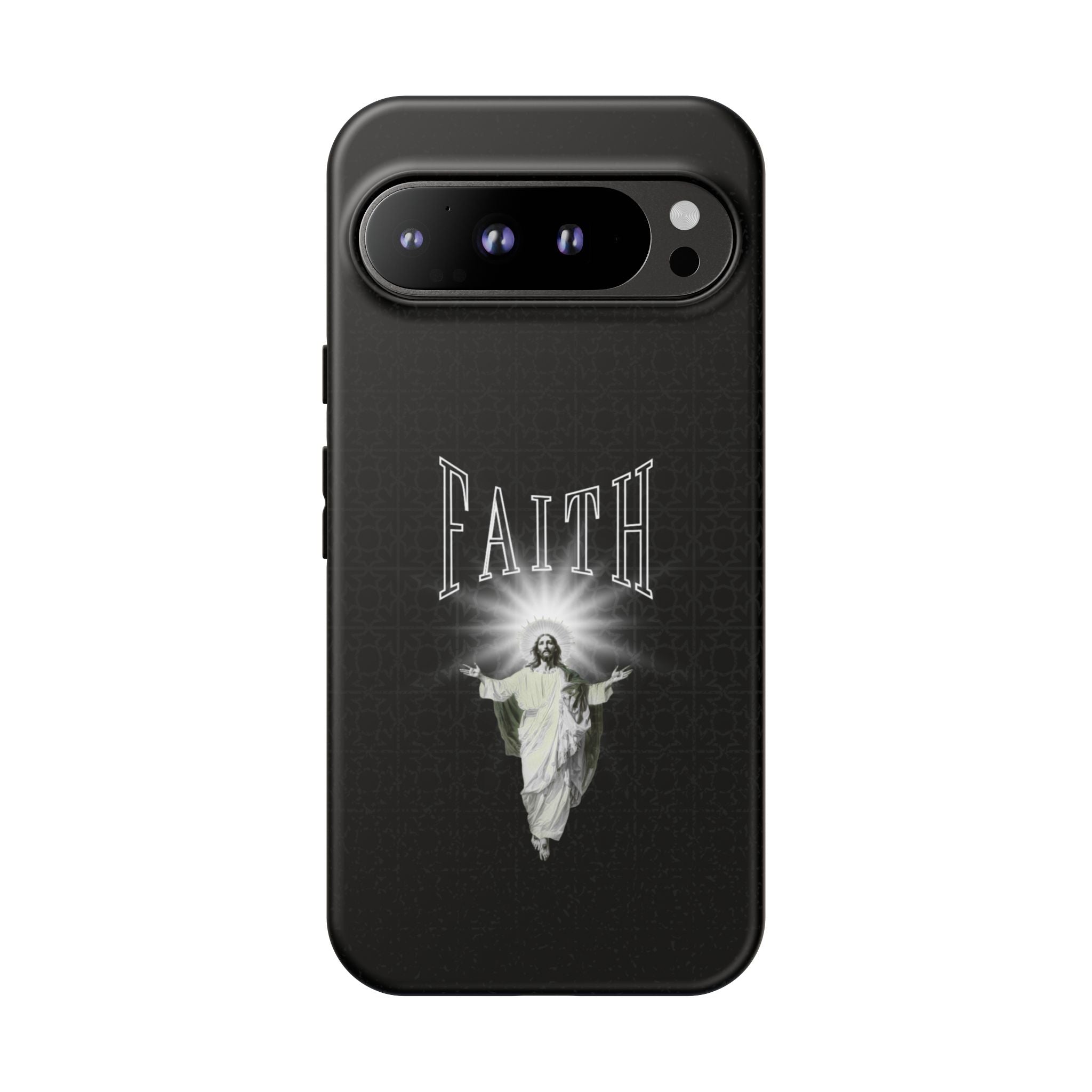 Faith Phone Case — Religious Jesus Graphic Tough Phone Cover
