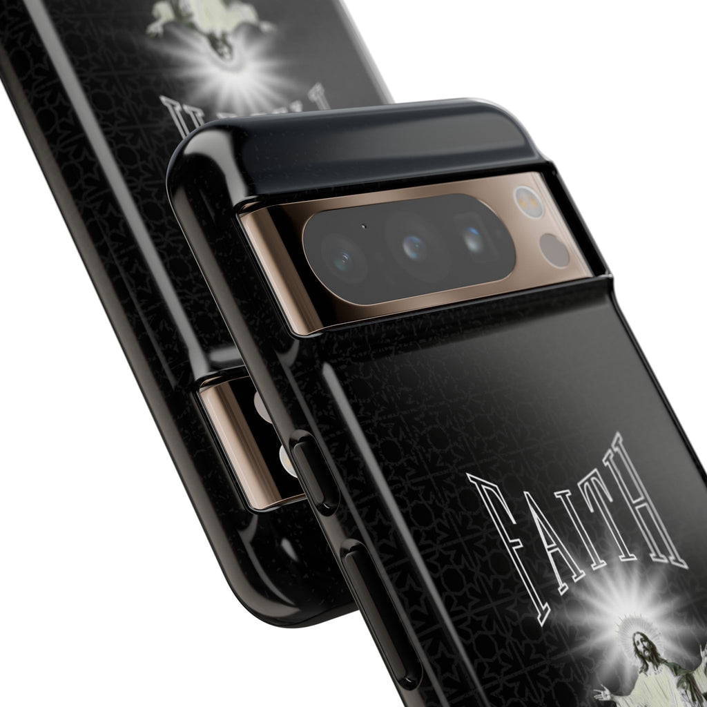 Faith Phone Case — Religious Jesus Graphic Tough Phone Cover