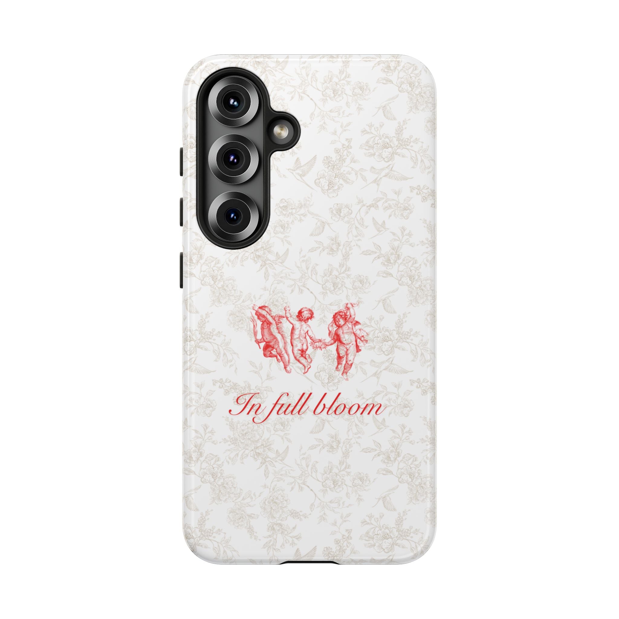 Vintage Floral Phone Case — "In Full Bloom" Tough Case