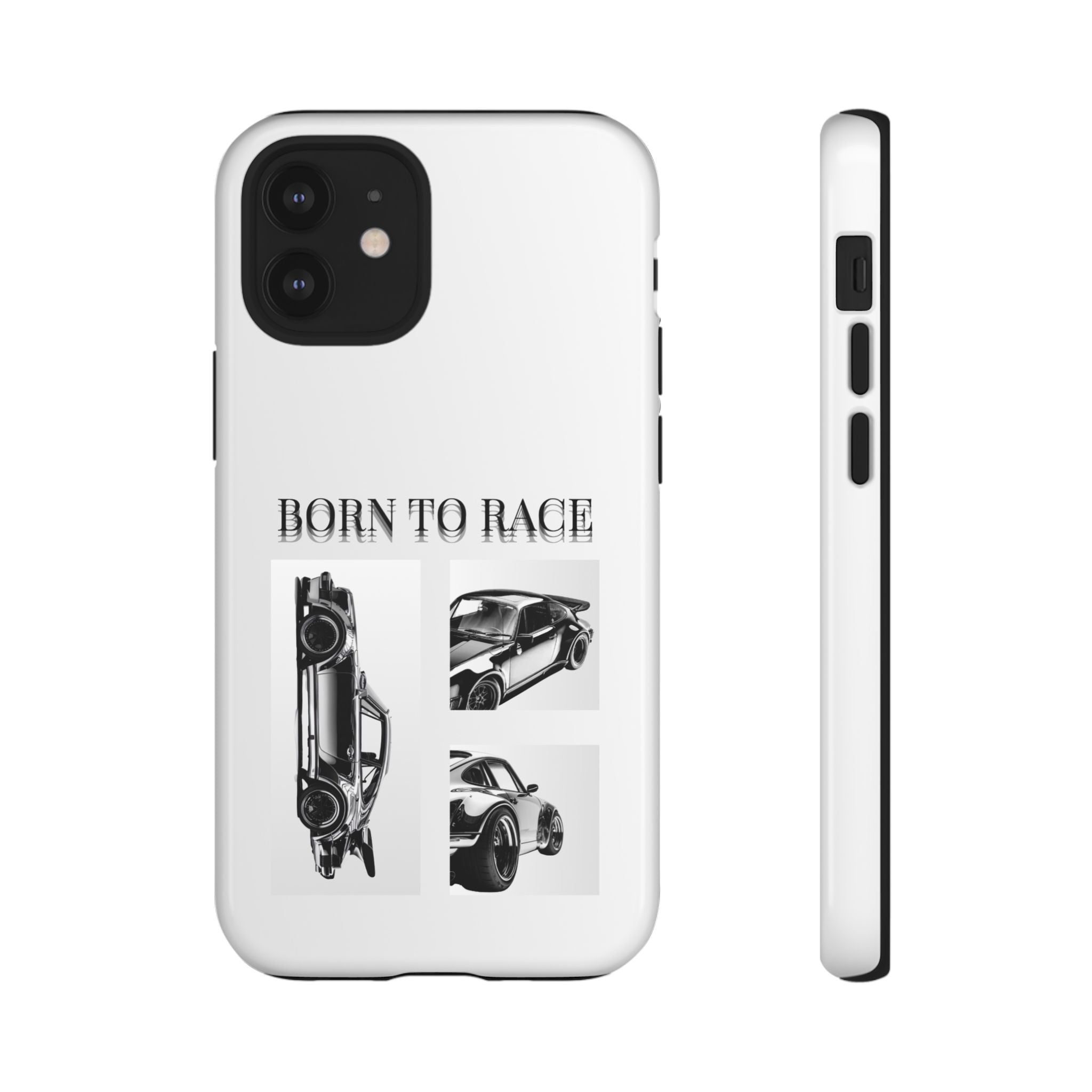 Phone Case - "Born to Race" Vintage Car Racing Graphic