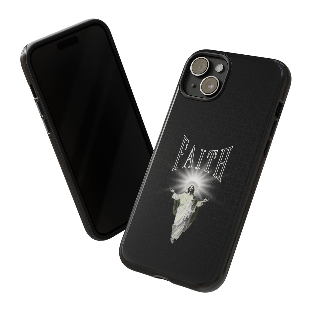 Faith Phone Case — Religious Jesus Graphic Tough Phone Cover