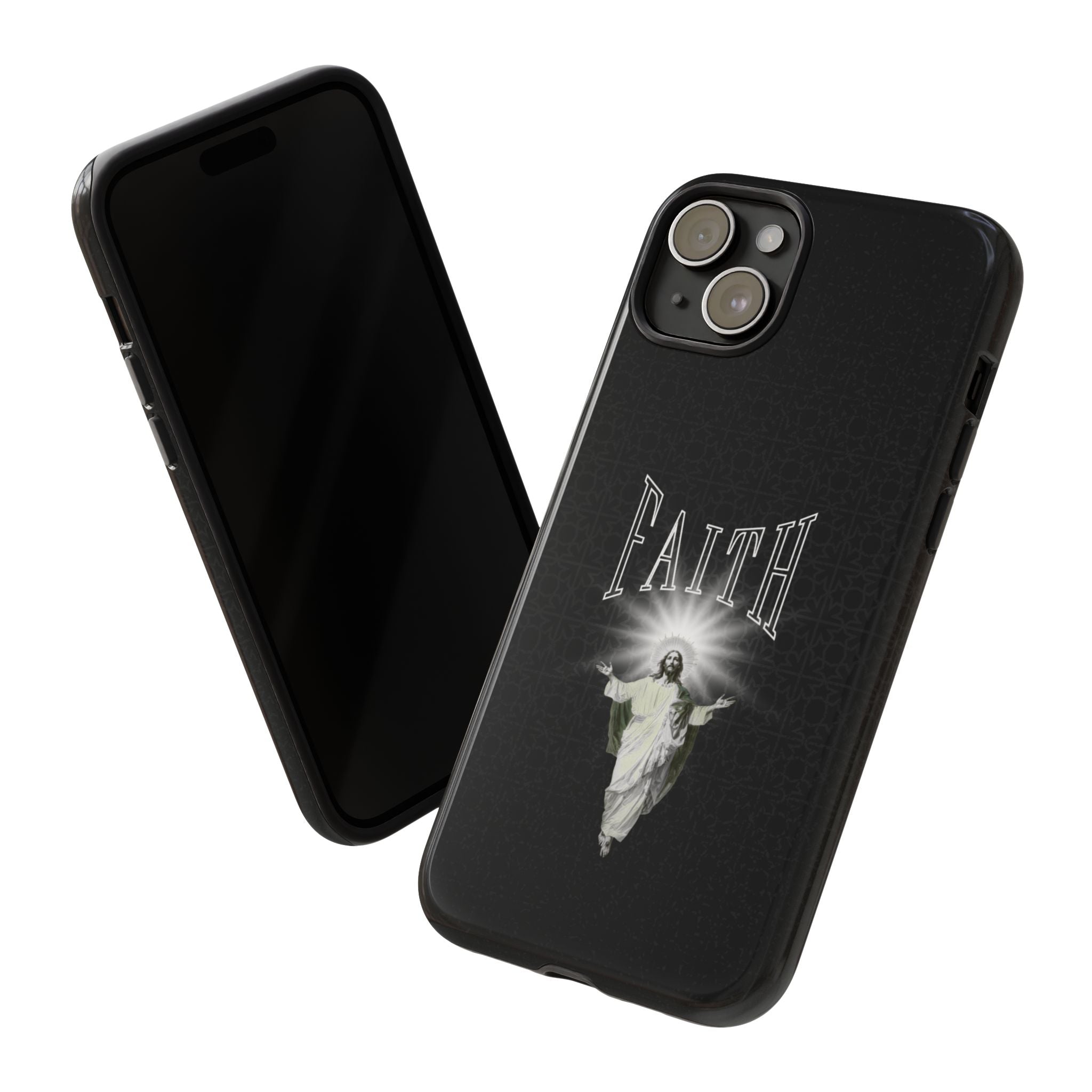 Faith Phone Case — Religious Jesus Graphic Tough Phone Cover
