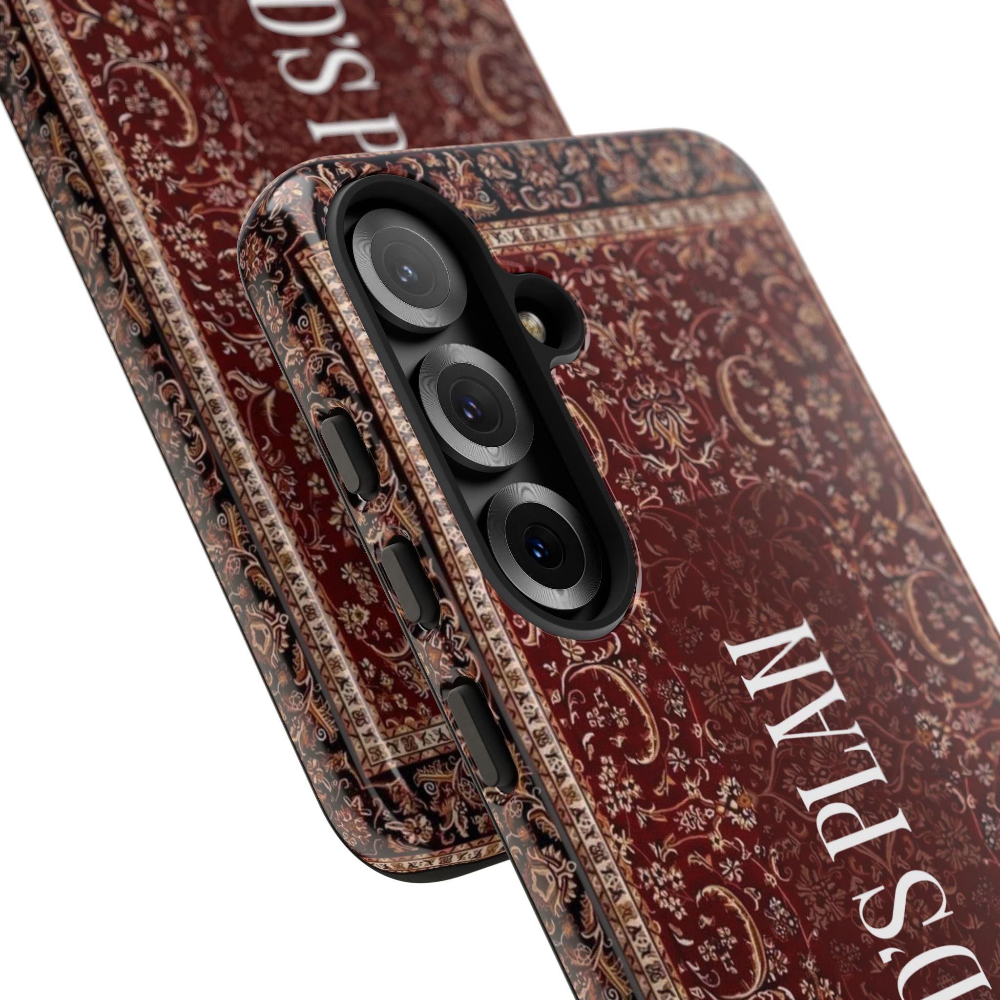 God's Plan — Vintage Tapestry Christian Tough Phone Case | Boho Faith Cover