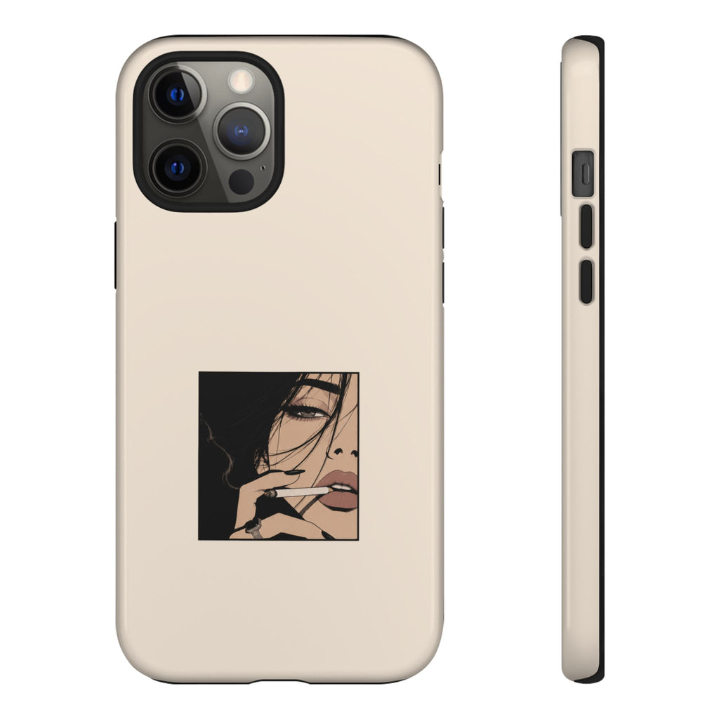 Minimalist Femme Portrait Protective Phone Case