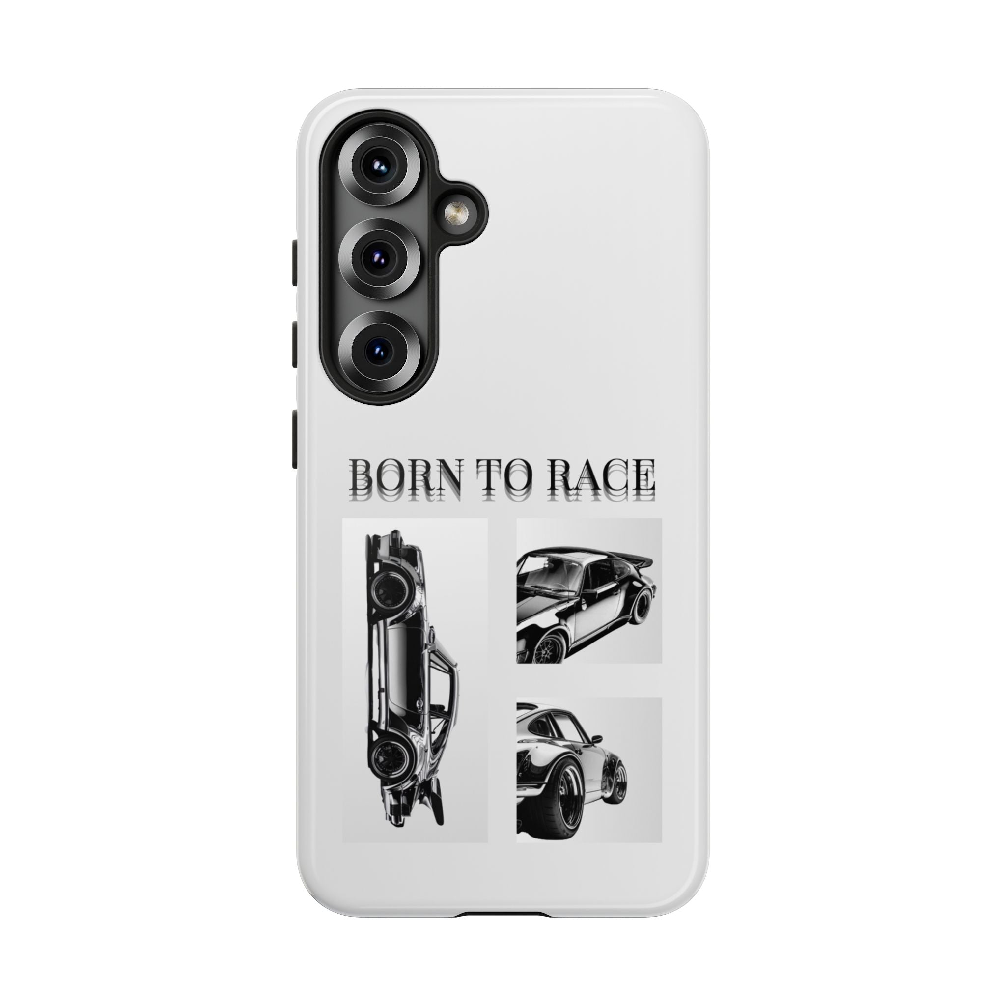 Phone Case - "Born to Race" Vintage Car Racing Graphic