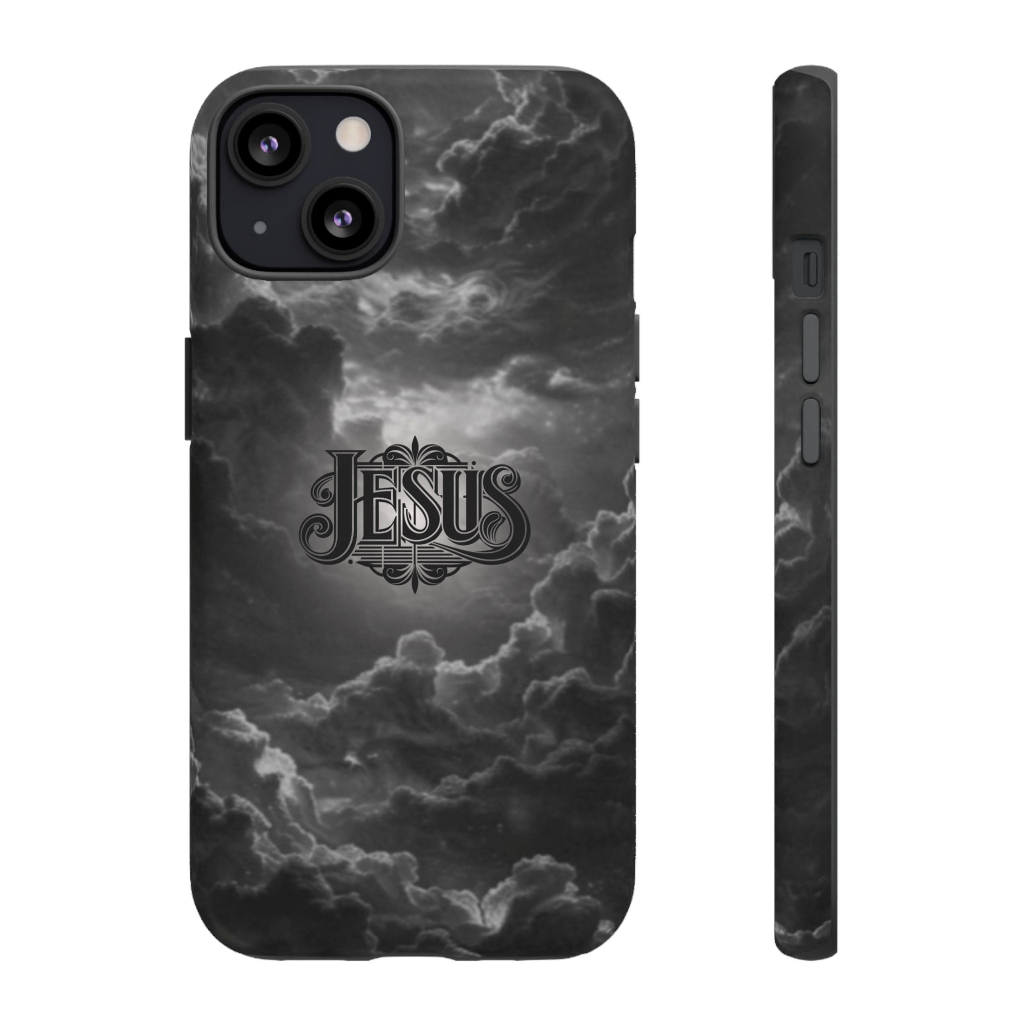 Jesus Cloud Phone Case – Christian Faith Protective iPhone Case