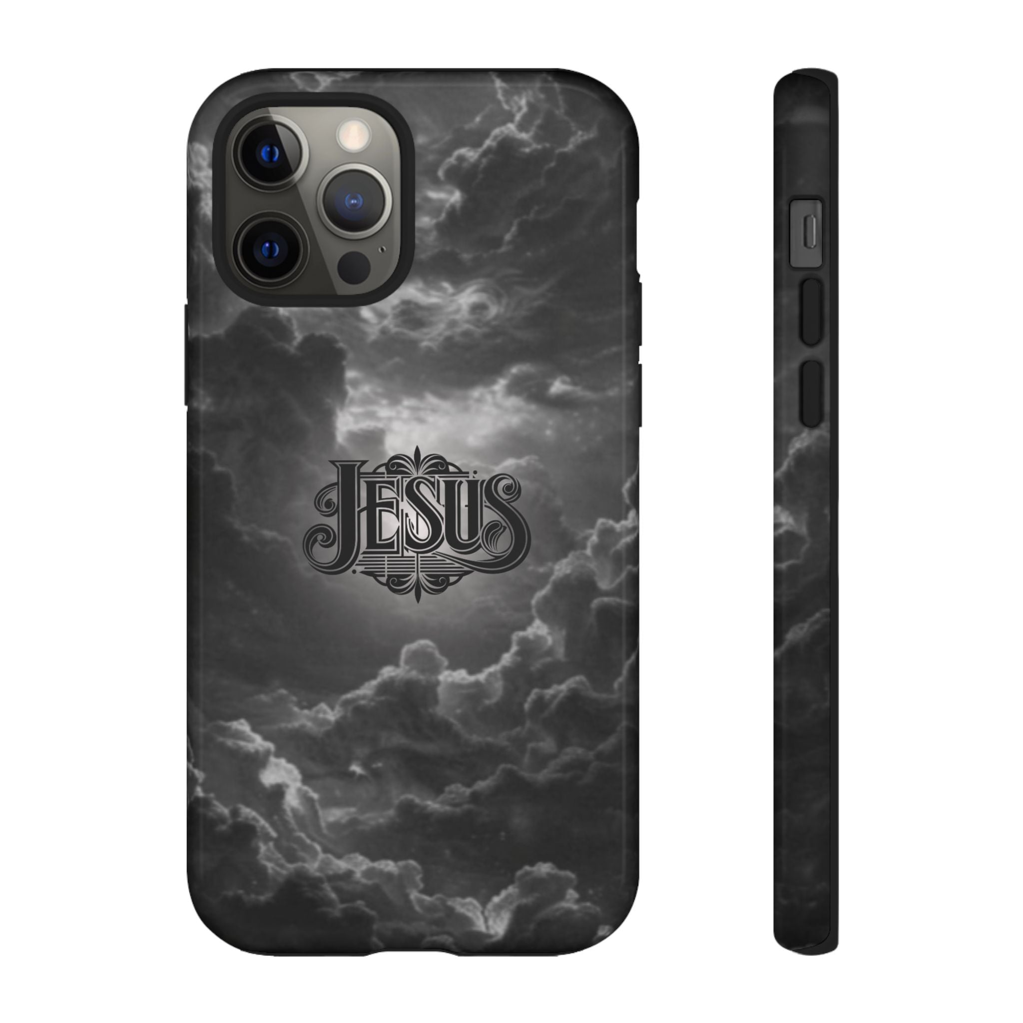 Jesus Cloud Phone Case – Christian Faith Protective iPhone Case
