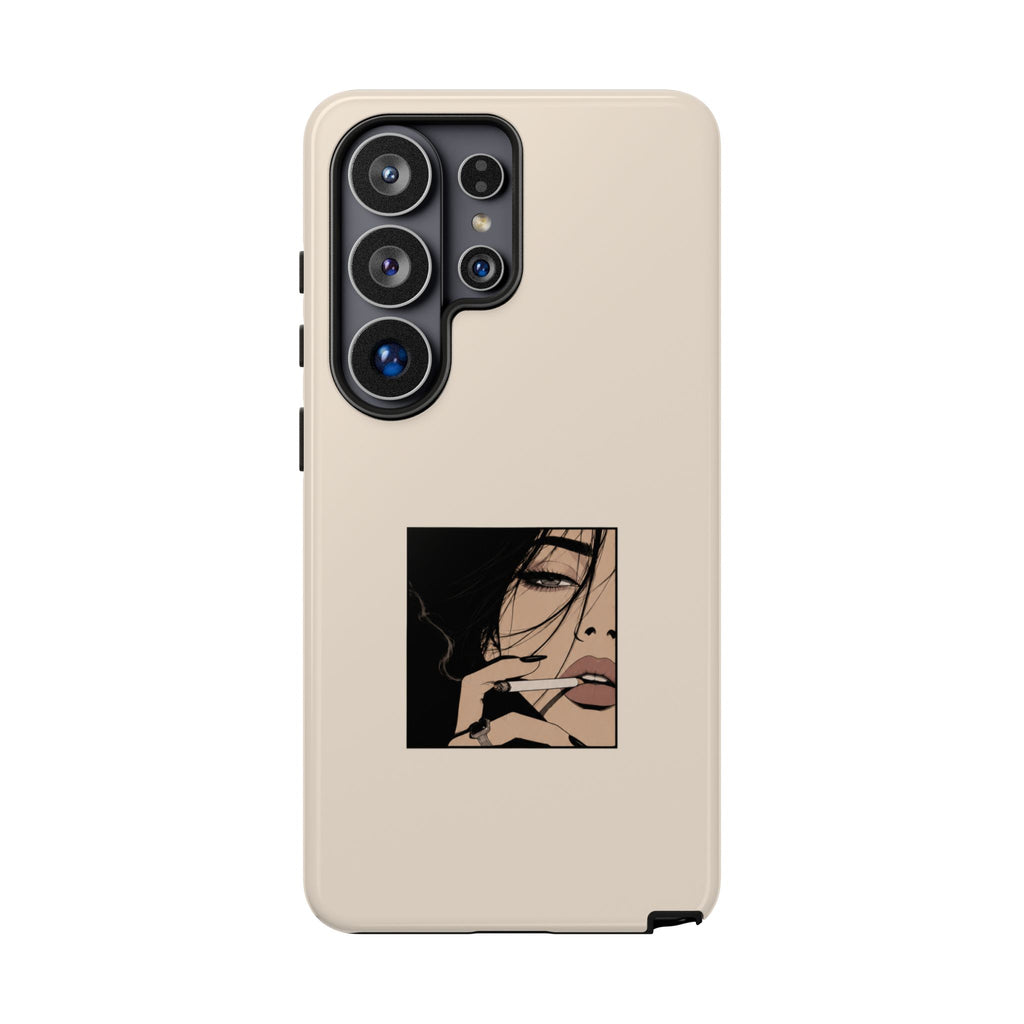 Minimalist Femme Portrait Protective Phone Case