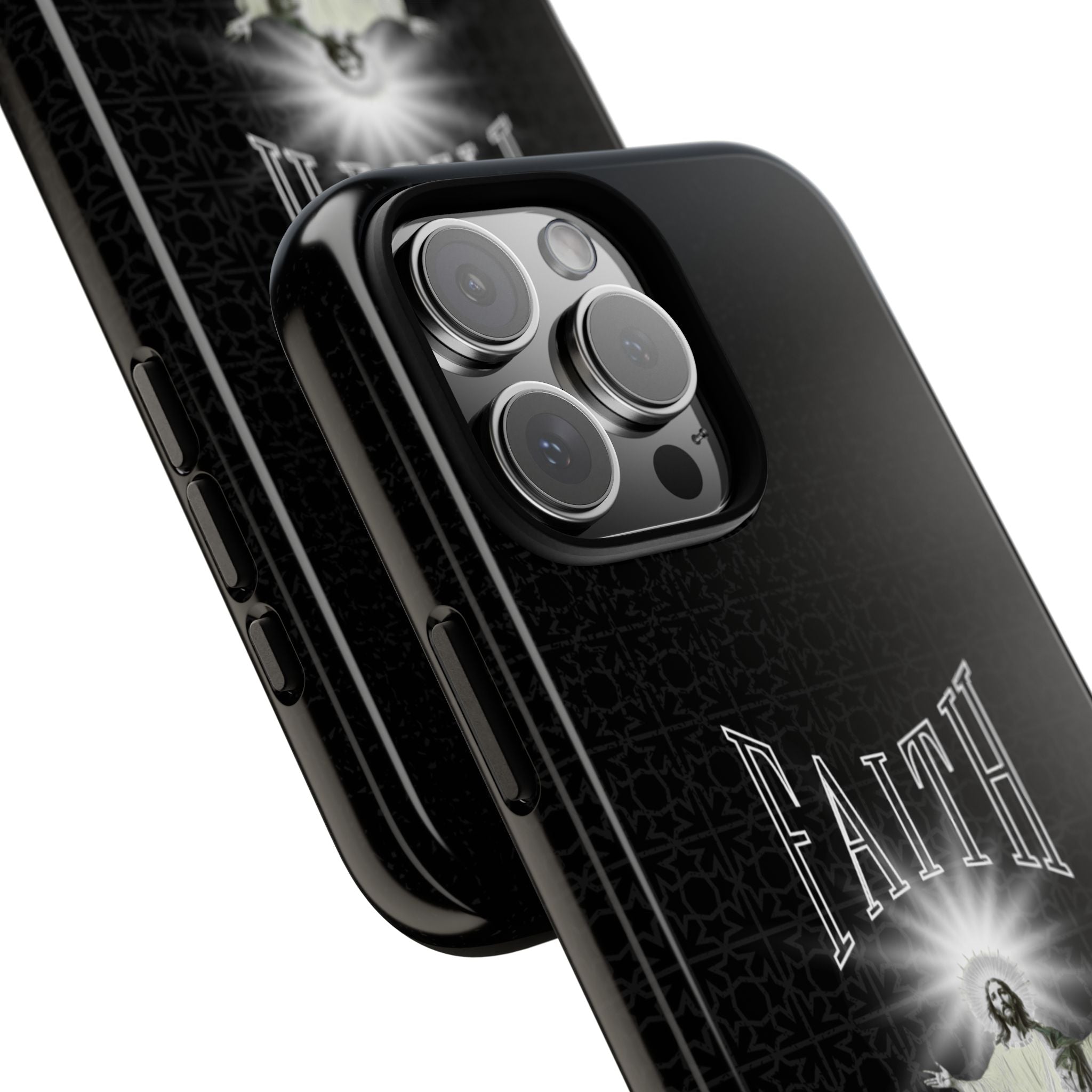 Faith Phone Case — Religious Jesus Graphic Tough Phone Cover